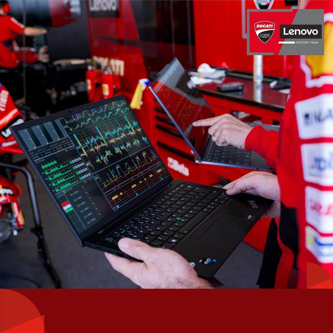 Lenovoさんのインスタグラム写真 - (LenovoInstagram)「Can you imagine a @motogp race without technology? Neither can we. Watch our tech in action at the #MalaysianGP and help us cheer on @pecco63 and @bestia23 by dropping a 👏 below!   Learn more about the Lenovo and @ducaticorse partnership at the link in bio. #DucatiLenovoTeam」11月10日 23時24分 - lenovo
