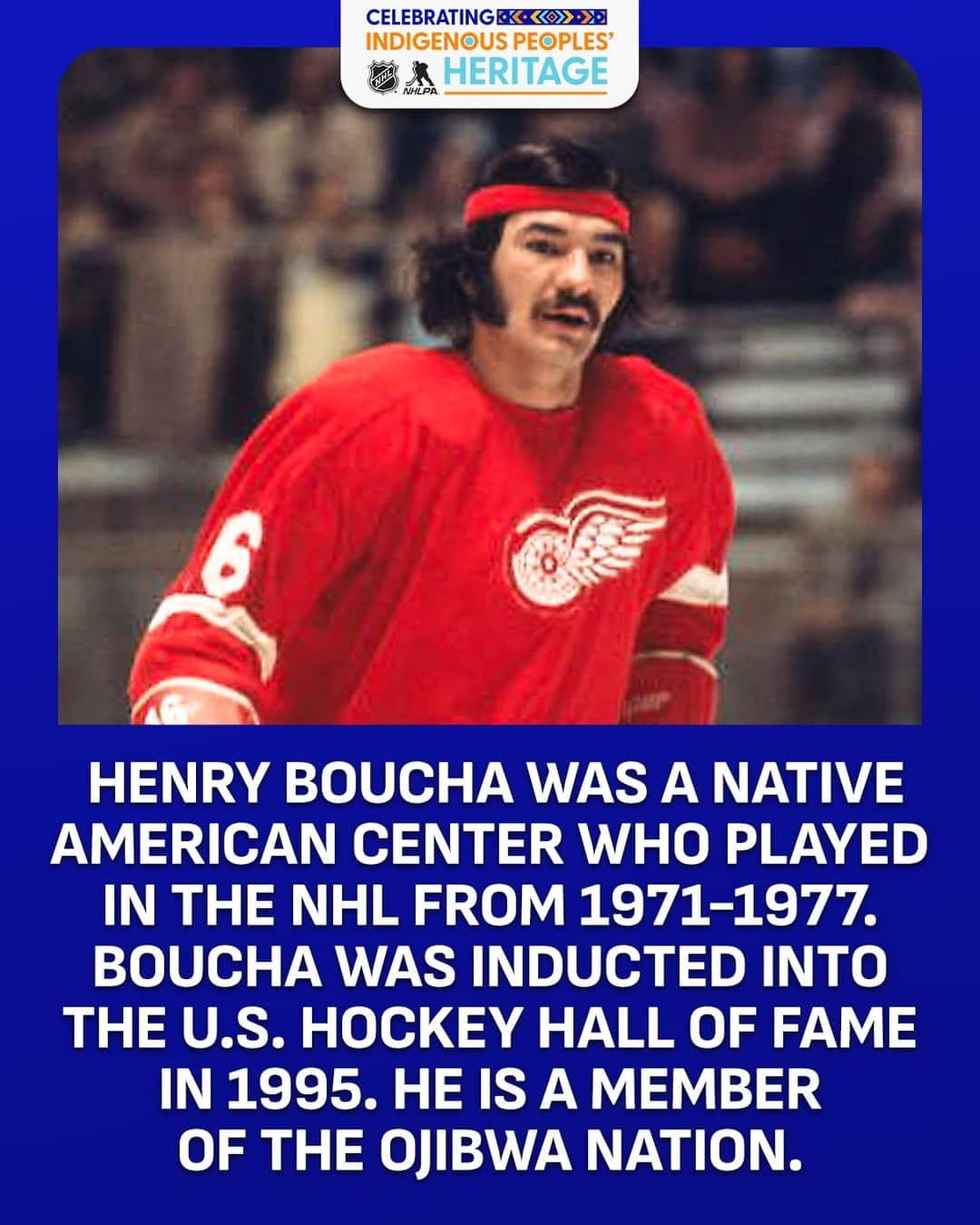 NHLさんのインスタグラム写真 - (NHLInstagram)「Henry Boucha, U.S. Hockey Hall of Famer, was a huge influence on his second-cousin @tjoshie7. #NHLIndigenousPeoplesHeritage」11月11日 0時35分 - nhl