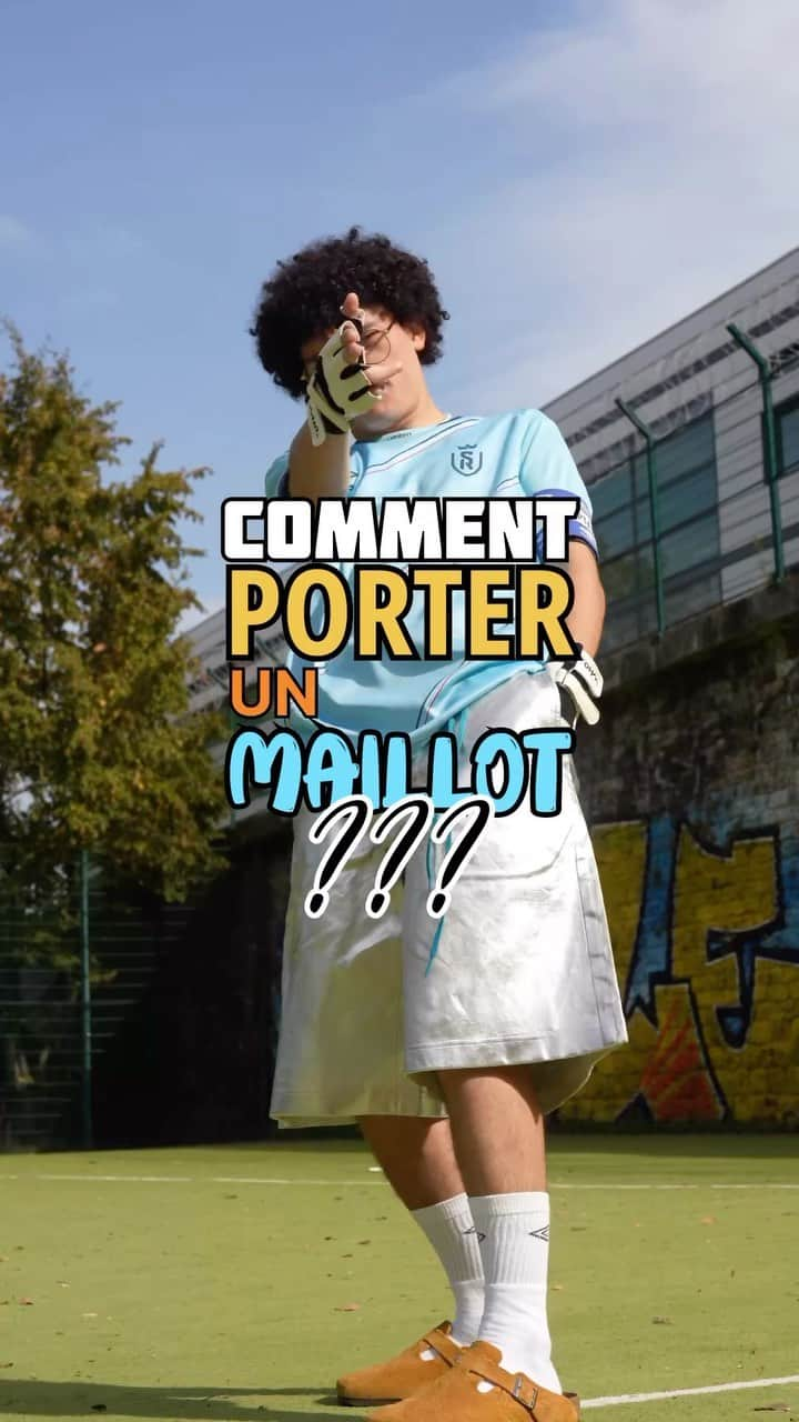 UMBROのインスタグラム：「Voilà comment je porte mon nouveau maillot @umbro 🩵  Toi aussi montre moi comment tu portes ton maillot en postant une vidéo ou photo sur Insta/Tiktok en utilisant le #styleitout ! ✨ Les meilleurs remporteront une sélection de maillot Umbro 23/24 ! 🎁」