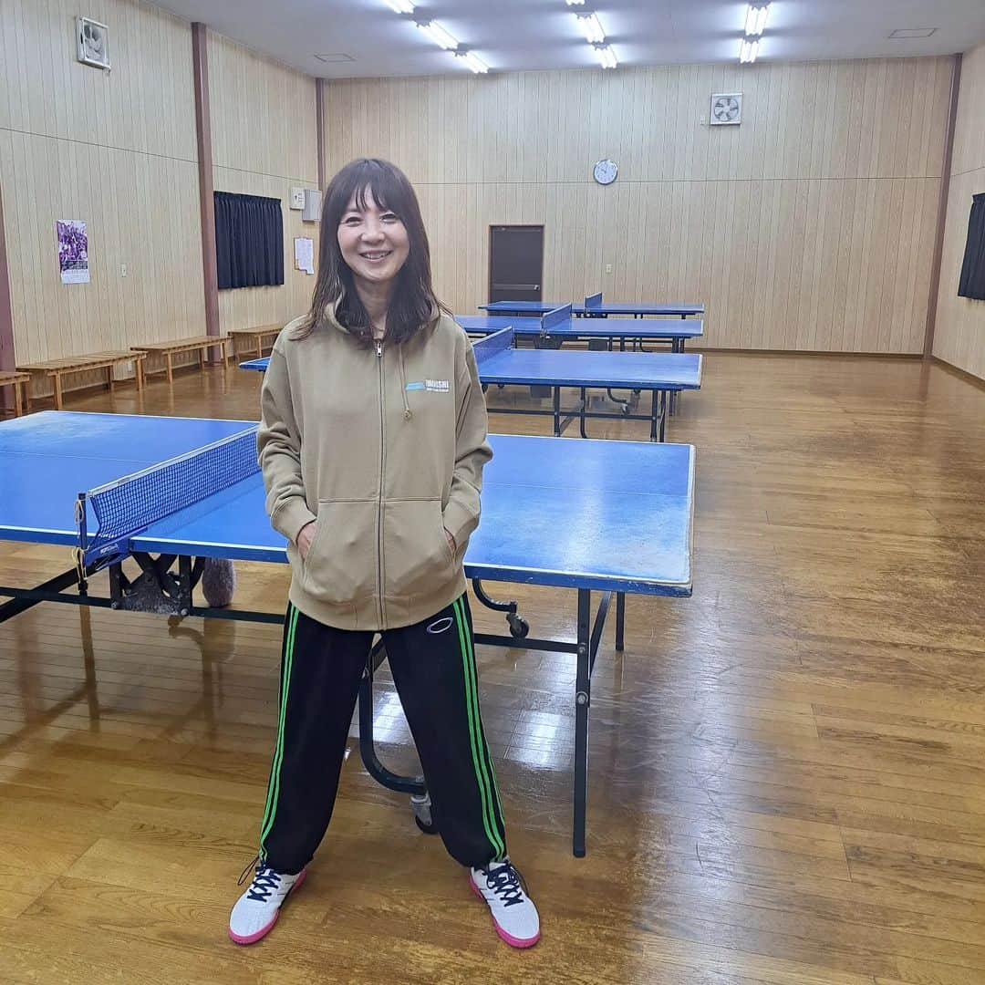 谷口キヨコさんのインスタグラム写真 - (谷口キヨコInstagram)「チャミトレ後に今日も練習したもん🏓エキジビションマッチは11.16だから。がんばるぞ～😆トレーナーは今西卓球センターオリジナルです。この色にしてもらってよかった😆お気に入り～♥️今西先生、ありがとうございました‼️キヨコはがんばってきます‼️ #卓球 #今西卓球センター　#谷口流々 　#谷口キヨコ　#キヨピー　#カグヤライズ　#エキジビションマッチ　#11月16日　#ホームゲーム」11月11日 0時26分 - kiyokotaniguchi