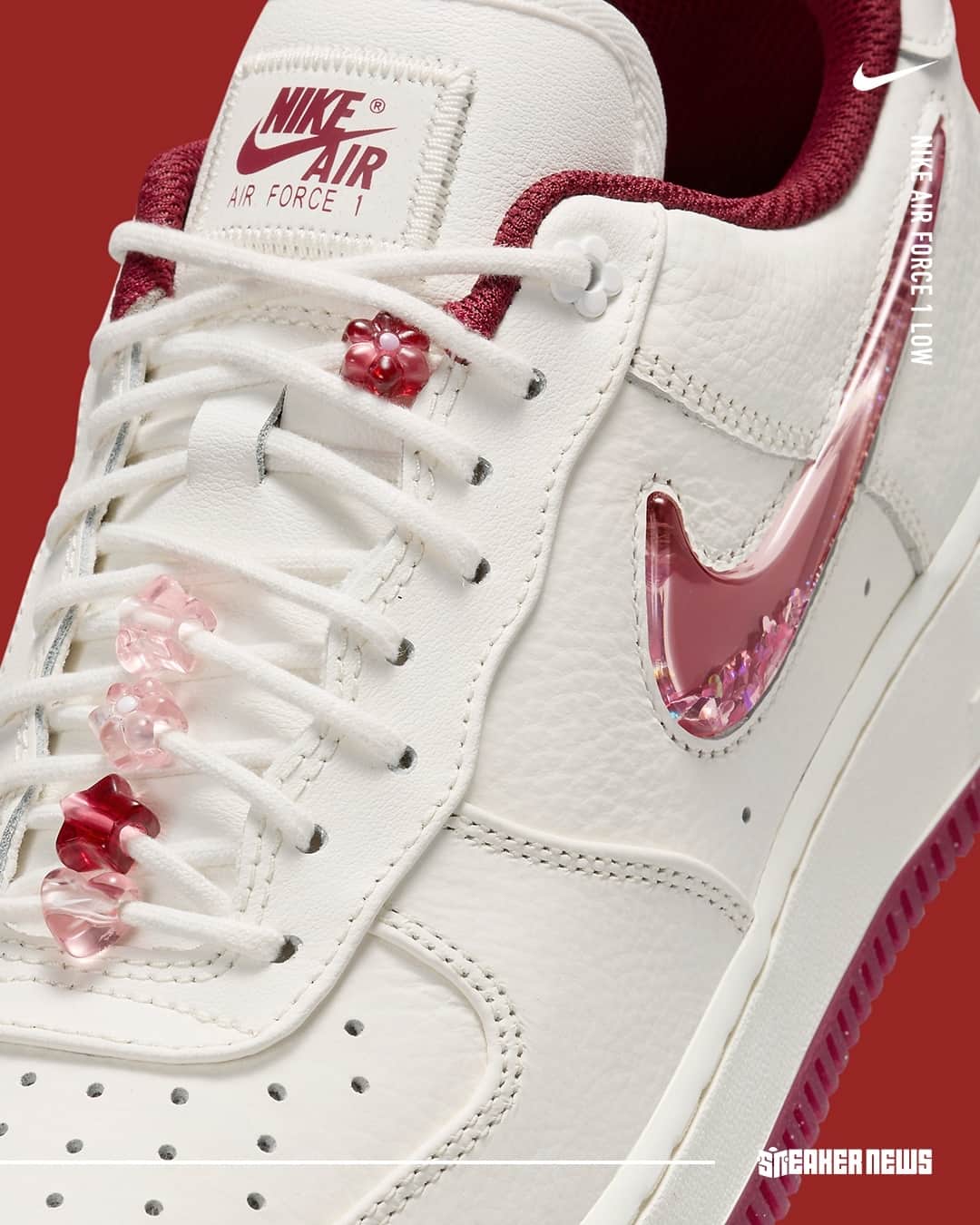 Sneaker Newsさんのインスタグラム写真 - (Sneaker NewsInstagram)「AIR FORCE 1 💘 VALENTINE'S DAY⁠ Nike is already prepared for the 2024 holiday; are you? Tap the link in our bio for a first look.」11月11日 0時31分 - sneakernews