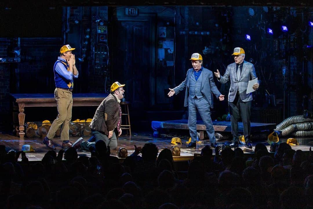 のインスタグラム：「Martin Short and Steve Martin!Where to begin… Last night at Gutenberg Josh and I truly became Bud and Doug; Two guys with big Broadway dreams that were made reality by two lifelong heroes of ours, Martin Short and Steve Martin. I can’t believe we got to share a stage with them, even for a moment. Life is pretty wild. 🧡」