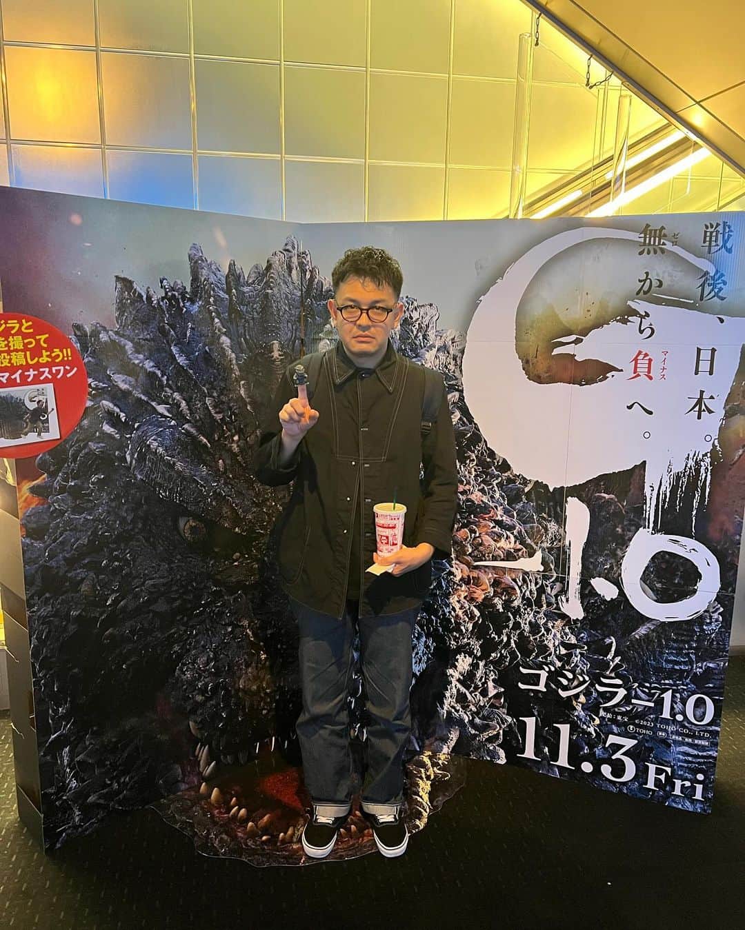 池田真一さんのインスタグラム写真 - (池田真一Instagram)「ゴジラ－1.0怖くておもろくて泣ける！」11月11日 0時49分 - wartdebu