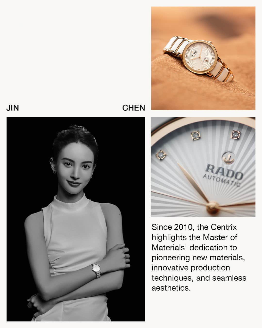 ラドーさんのインスタグラム写真 - (ラドーInstagram)「The timepiece of elegance.​ The design of the Centrix represents visual harmony at every stage of the design process. Its lugs and bracelet elements have been gracefully adapted to its case contours – much like a dance. Chinese actress and dancer @jinchen905 embodies this overlap of art forms as the Rado Centrix Brand Ambassador. ​  #Rado #RadoxJinChen #RadoCentrix #DiamondWatch #Feelit」11月11日 1時00分 - rado