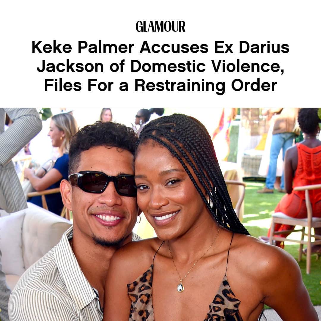 Glamour Magazineのインスタグラム：「Keke Palmer filed her restraining order against Darius Jackson following an incident that took place November 5. The actor is also filing for full custody of their son Leo.   Everything we know is at the link in bio.」