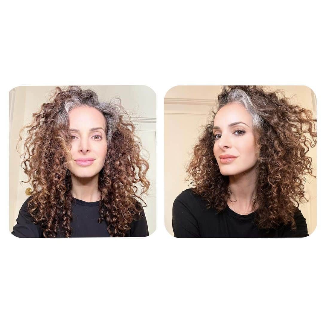 ジャッキー・セイデンのインスタグラム：「New deal. New do. Chop chop. Let’s f’ing go! #sagaftra  . . . . ✂️: @shaiamiel  . .  #backtowork #hairchop #curlygirl #silver #silversister #grayandproud #greyhair #grey #greyandproud #curlyhair #curlybob #curlyhairdontcare #grayhairdontcare #greyhairdontcare」