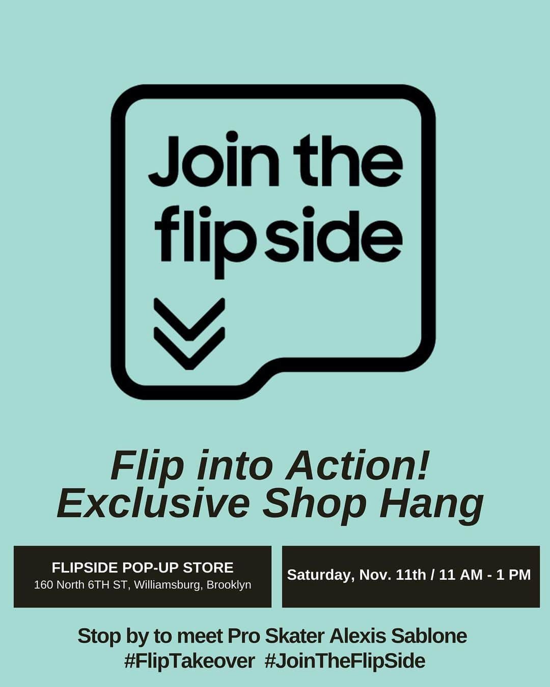 アレクシス・サブロン さんのインスタグラム写真 - (アレクシス・サブロン Instagram)「New flipside pop up store this saturday @ 160 N. 6th St. in williamsburg. I'll be there with @leo_baker so come through!   pop up will remain open until 11/30 #FlipTakeover #JointheFlipSide ##GalaxyZFlip5 #SamsungPartner @samsungmobileusa @samsungus」11月11日 1時37分 - suminaynay