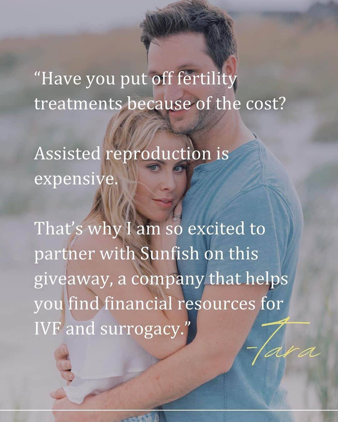 タラ・リピンスキーさんのインスタグラム写真 - (タラ・リピンスキーInstagram)「I am deeply committed to helping and finding opportunities to those going through their own infertility and IVF journeys. I know the physical and emotional toll infertility takes. I will never forget the desperation and the urge I felt to fulfill my dream of building a family.  However, treatment is costly and there are so many people who are not able to continue or start treatment because of financial restraints.  I am so passionate about finding opportunities that could help. I reached out to Sunfish and instantly connected with their team. Their team's mission is to provide resources for people to navigate fertility treatments, and several of their team members are also going through their own infertility journeys. When you are part of this community, there is this unspoken understanding and deep connection to wanting to help others on similar journeys.  So, I proposed this GIVEAWAY idea for my followers! And I'm so grateful and thankful that Sunfish fertility is generously making this contribution.   How to enter:  1) Follow me & @joinsunfish  2) Comment "GOLD" on this post and Sunfish will follow up with a link to enter via DM.  3) Review the Terms & Conditions. This giveaway is administered by Sunfish and available in the following regions: Idaho, Michigan, Montana, New York (Albany and Onondaga County), North Carolina, Pennsylvania, and Utah.  This giveaway is in no way affiliated with Instagram. Entries must be submitted via the form provided by Sunfish by 11:59 PST on November 30th 2023. Winners will be contacted via email on 12/2/2023.  Link to Enter Terms & Conditions #fertilityissues #infertility #fertilitytreatments #fertilityproblems #fertilitycoach #fertilityawareness #fertilitytreatment #fertilityjourney #infertilitywarrior #ivfjourney #fertilityclinic #fertilityeducation #fertilitystruggles #ttc #ttccommunity #ivfsupport #surrogacyjourney #surrogacyjourneys #ivfwarrior」11月11日 2時05分 - taralipinski