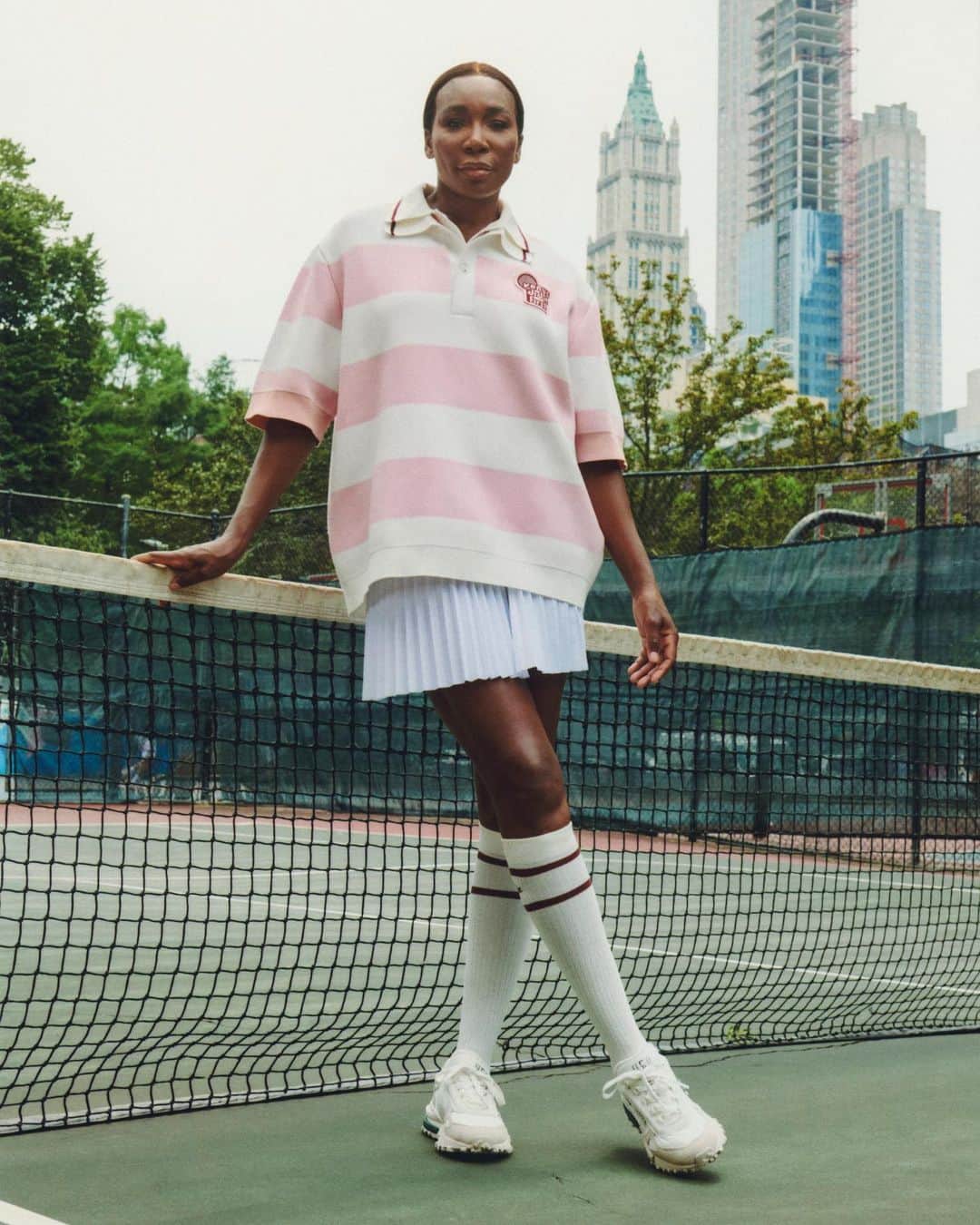 Lacosteさんのインスタグラム写真 - (LacosteInstagram)「Game, Set, Style: @venuswilliams wears our brand new #LacostexElevenByVenusWilliams collaboration. Inspired by tennis codes, crafted for the street.」11月11日 2時10分 - lacoste