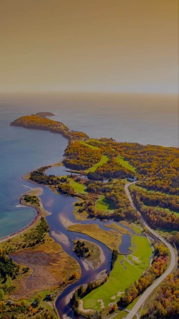 Explore Canadaのインスタグラム：「@acorn.art.photography shows us the beauty of fall on Cape Breton Island. 🍂  “As a landscape photographer it’s tough to pick just one thing I love the most about calling Nova Scotia home, but Cape Breton Island in Fall really does take some beating. Around each bend in the world-renowned Cabot Trail is a view rich enough to make the heart skip a beat. The trail’s iconic winding coastal road, etched into the towering mountains that drop down to the wild Atlantic Ocean, create views that burn into the memory. And if you’re lucky enough to catch it with a backdrop of Autumnal colour in full swing, you’ll keep it with you for quite a while.”  🎥: @acorn_art_photography 📍: Cape Breton Island, Nova Scotia @VisitNovaScotia  #ExploreCanada #ExploreCanadaCreator #VisitNovaScotia  Video description:  Clip zooms in on a camera viewfinder then photos rotate throughout the video showing a waterfall, rocky beach, mountain, aerial view of land and water, aerial view of a beach, a boat and various scenes of fall colours. Text says “Home is Cabot Trail in Fall”.」