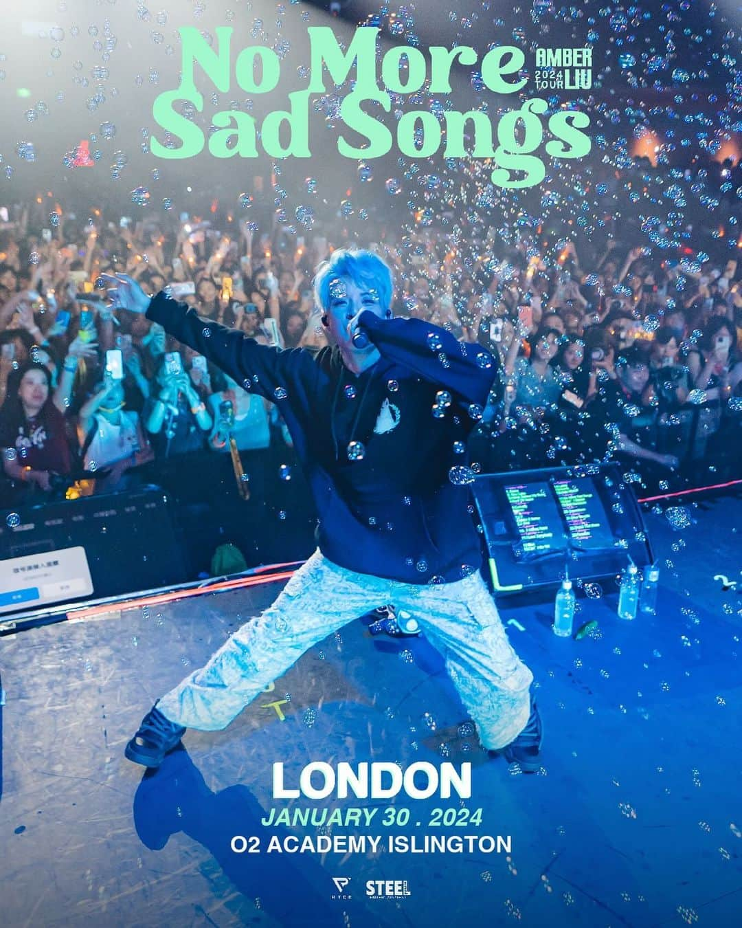 アンバー のインスタグラム：「Cant wait to play my first show in London! tickets are running low 🤪🤪 so secure your spot and i’ll see u Jan 30th!   LINK IN BIO🤟  #NoMoreSadSongsTour #NoMoreSadSongsTour2024」