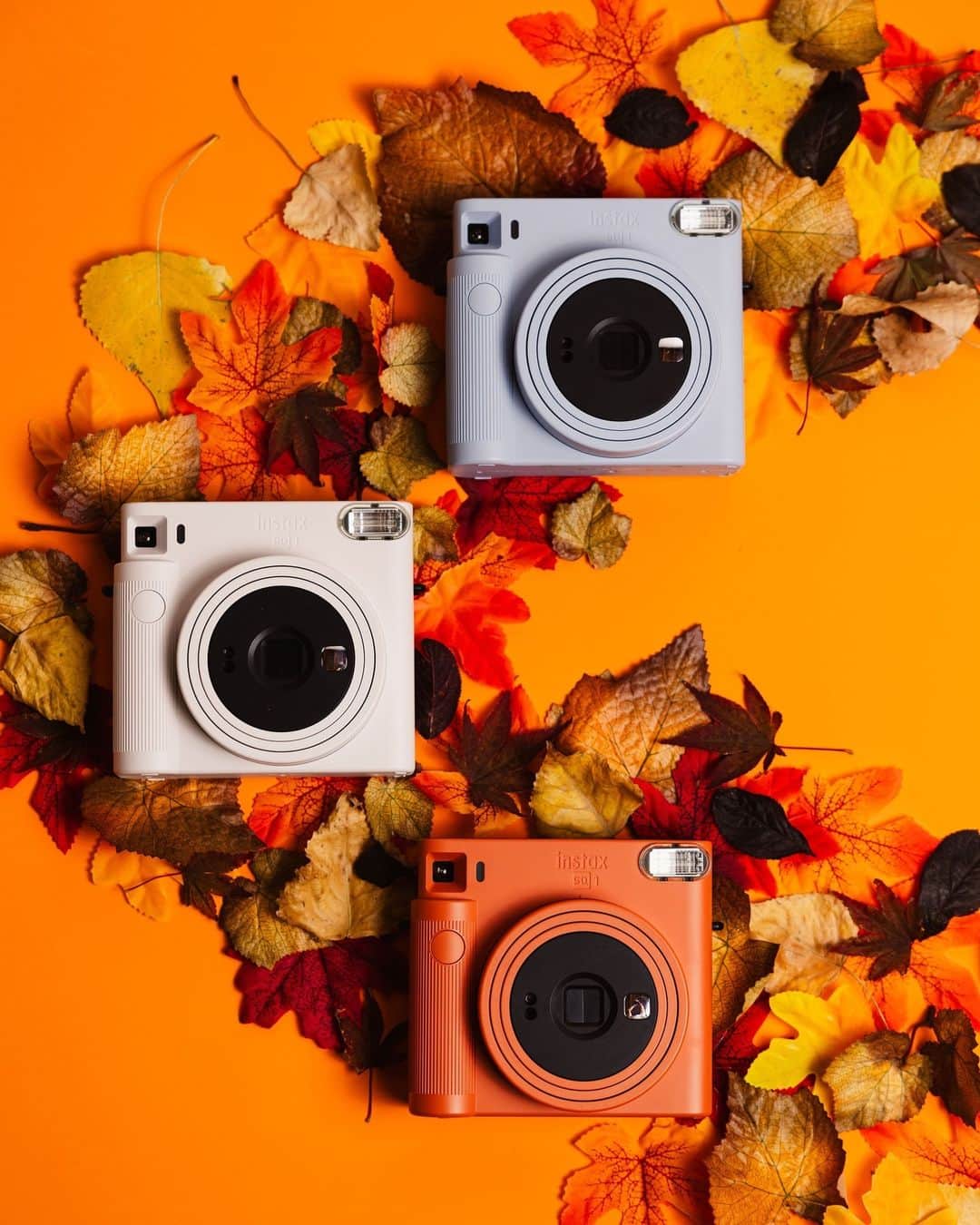 Fujifilm Instax North Americaのインスタグラム：「Fall may come and go but it's always SQ1 season. 💕🥰⁠ .⁠ .⁠ .⁠ #DontJustTakeGive⁠ #InstaxSQ1⁠ #SQ1Szn」