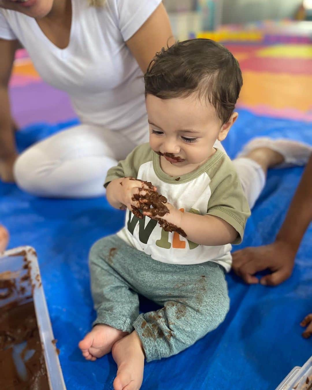 Claudia Raiaさんのインスタグラム写真 - (Claudia RaiaInstagram)「Baby Luca se divertiu na aula de hoje na @meubabygymitaimbibi 😍」11月11日 5時38分 - claudiaraia