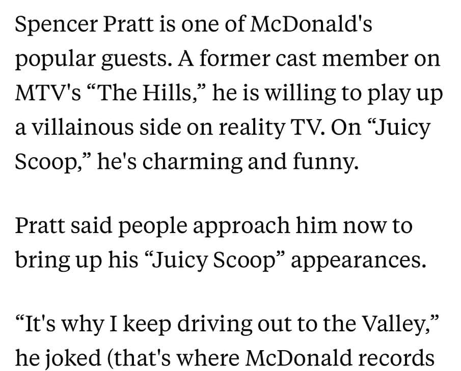 ヘザー・マクドナルドさんのインスタグラム写真 - (ヘザー・マクドナルドInstagram)「This article came out last night. The timing could not be better. Thank you @spencerpratt for participating and driving to the valley (last slide) #empowerment #truefriends #juicyscoop #podcast #podcasting #dontgiveup #comedy #standup #818 #818tillidie」11月11日 3時25分 - heathermcdonald