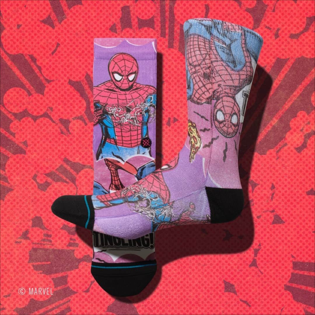 Stanceのインスタグラム：「Avengers assemble!⁠ ⁠ Gear up with an exclusive anniversary collection of Marvel's Avengers. Swing into action and get them now in our link in bio. 🔗⁠ ⁠ #stitcheddifferent #stancesocks #giftideas #happyholidays #marvel #avengers」