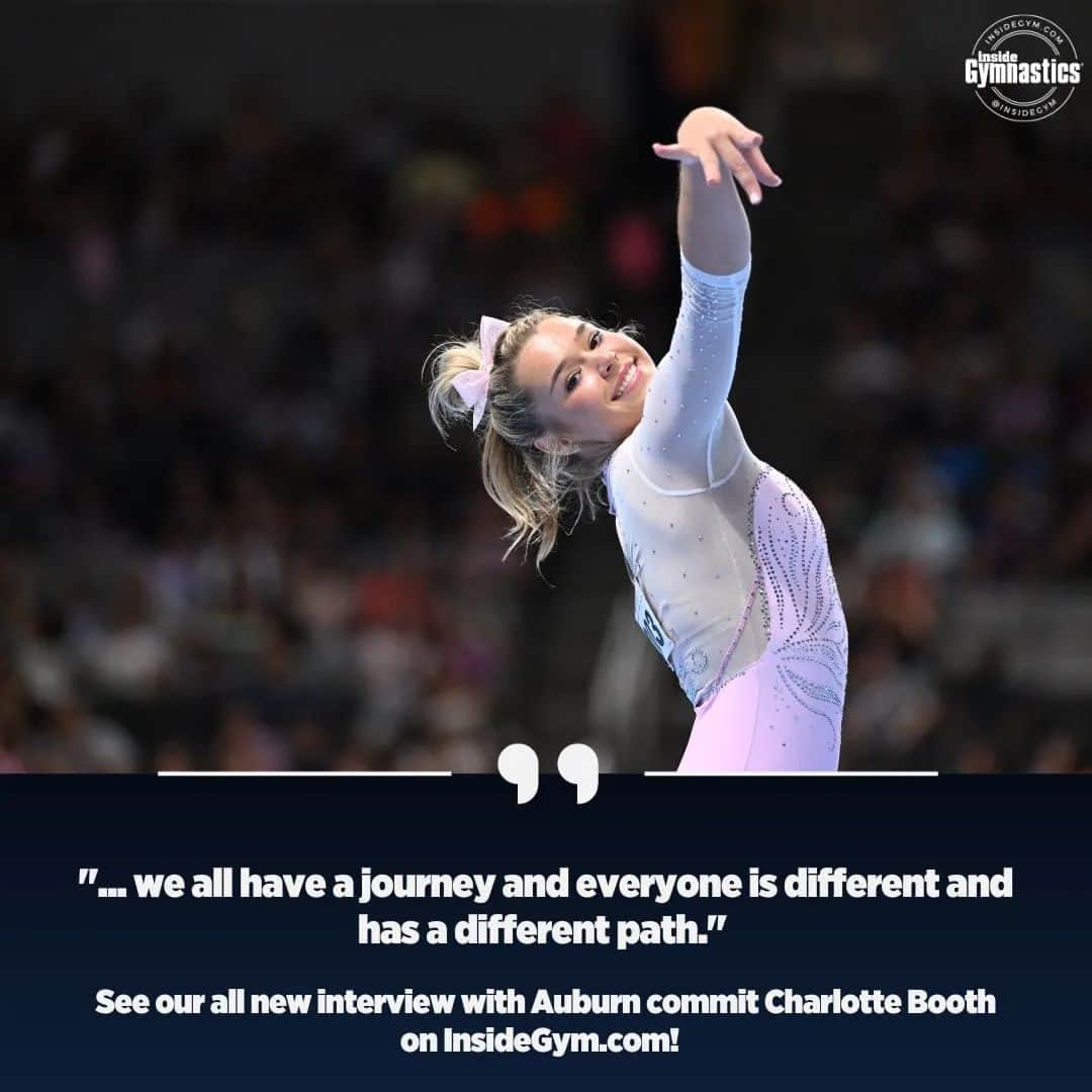 Inside Gymnasticsさんのインスタグラム写真 - (Inside GymnasticsInstagram)「Charting Her Own Path! See our all new interview with Auburn commit Charlotte Booth on InsideGym.com!  📸 Lloyd Smith for Inside Gymnastics   #gymnastics #insidegym #interview」11月11日 4時30分 - insidegym