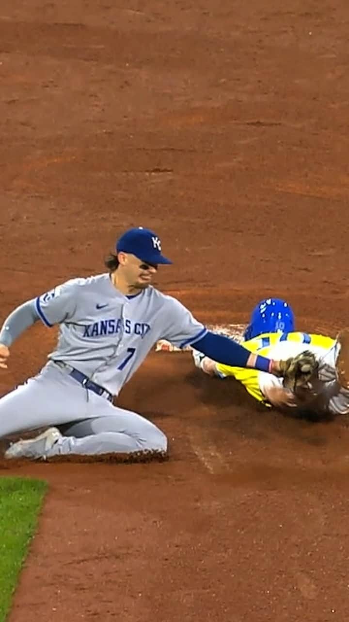 カンザスシティ・ロイヤルズのインスタグラム：「No one slips by Bobby Baseball.」