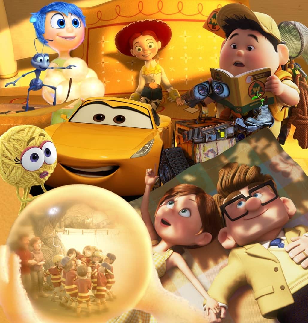Disney Pixarさんのインスタグラム写真 - (Disney PixarInstagram)「Fall for the charm of Pixar’s color palettes. 🍂🍁  Which collage is your favorite?」11月11日 5時00分 - pixar