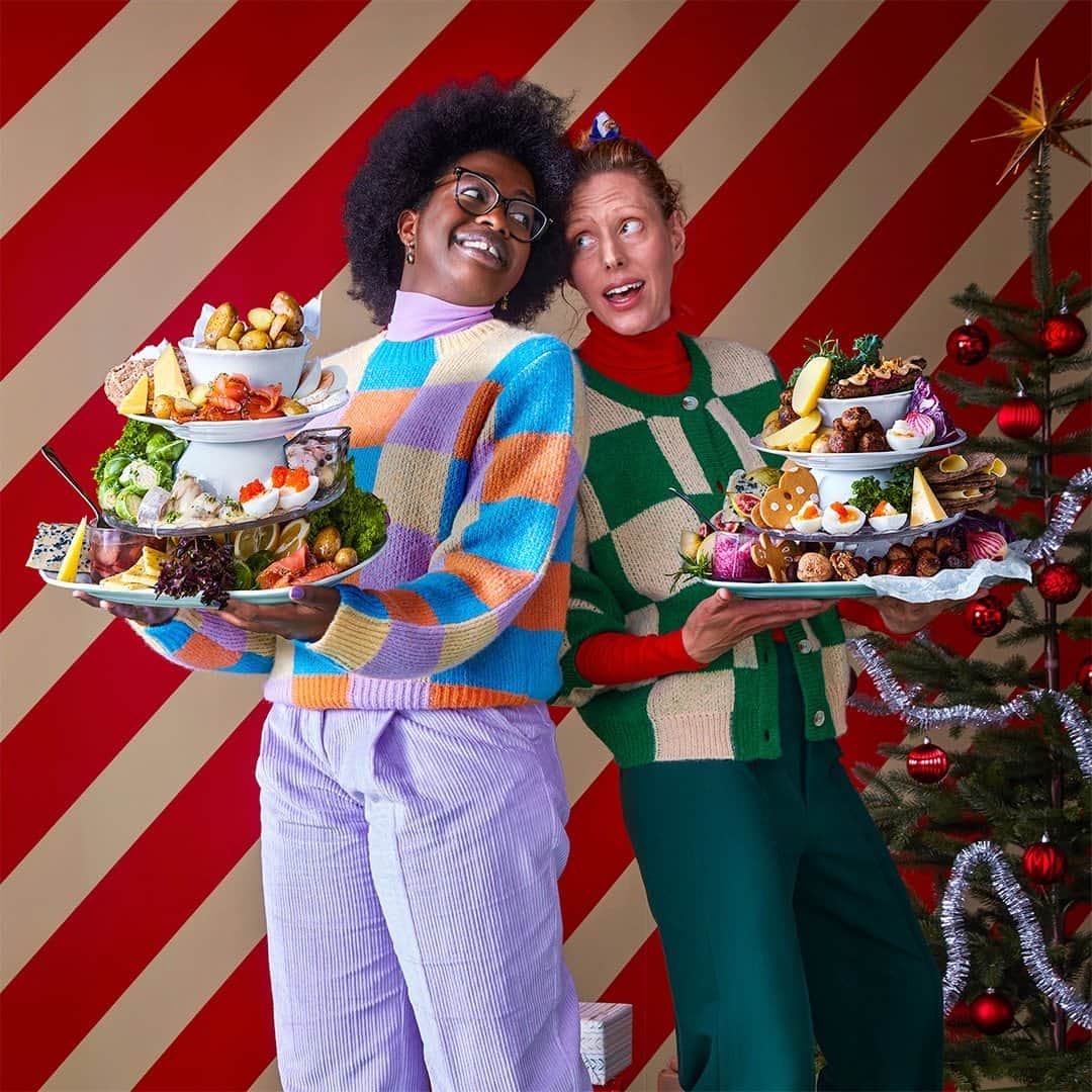 IKEA USAのインスタグラム：「Celebrate the holidays on 12/8/23 at the Swedish Christmas Julbord Buffet, including tasty meatballs, scrumptious salmon, Glögg drink and more*! Tickets available now at your local IKEA store.  *Tickets subject to availability. JULBORD Buffet offerings may vary by store. Check your local IKEA Store Swedish Restaurant for hours and details.」