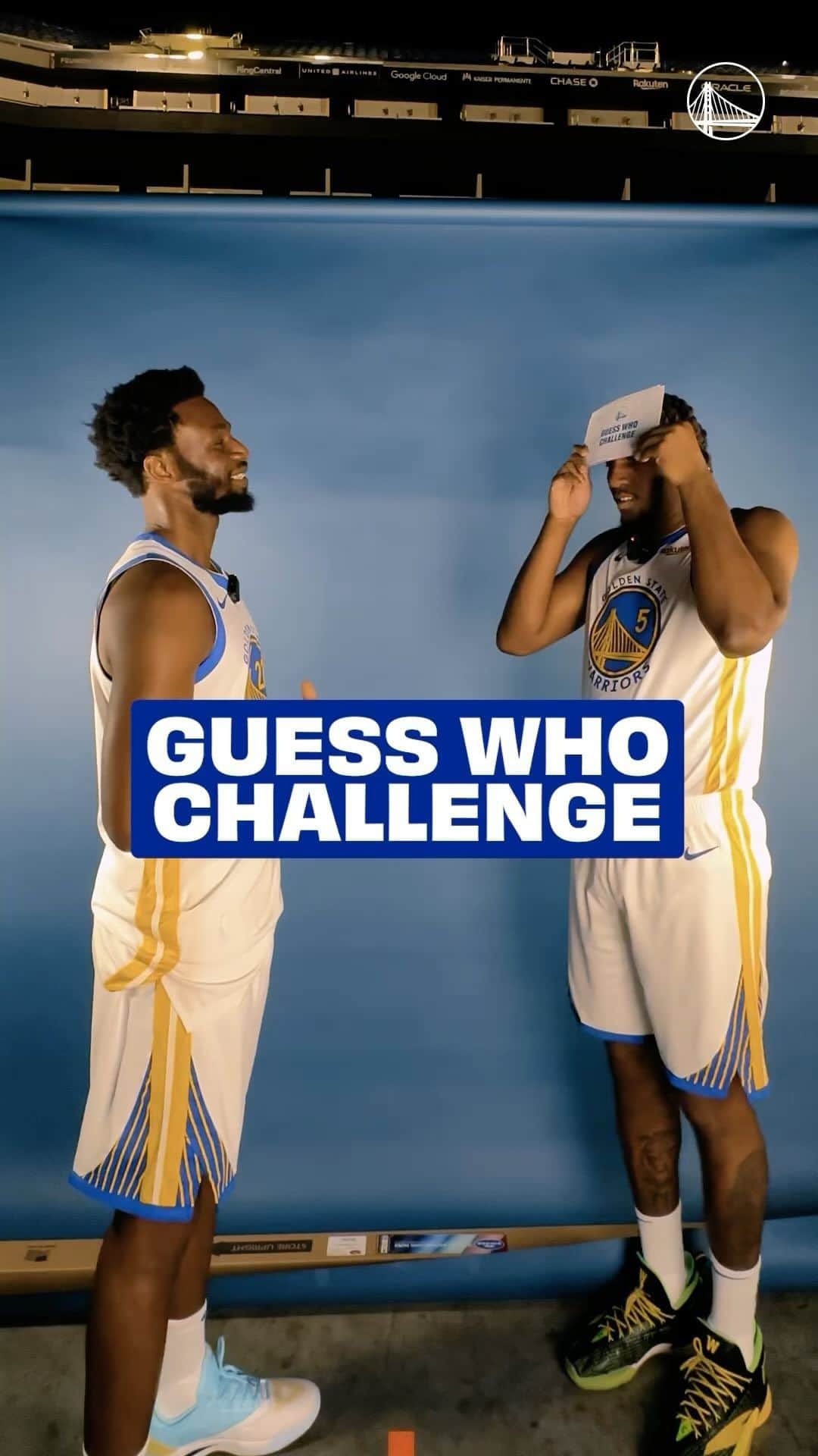 ゴールデンステート・ウォリアーズのインスタグラム：「Guess Who Challenge! Dubs edition 🤣」