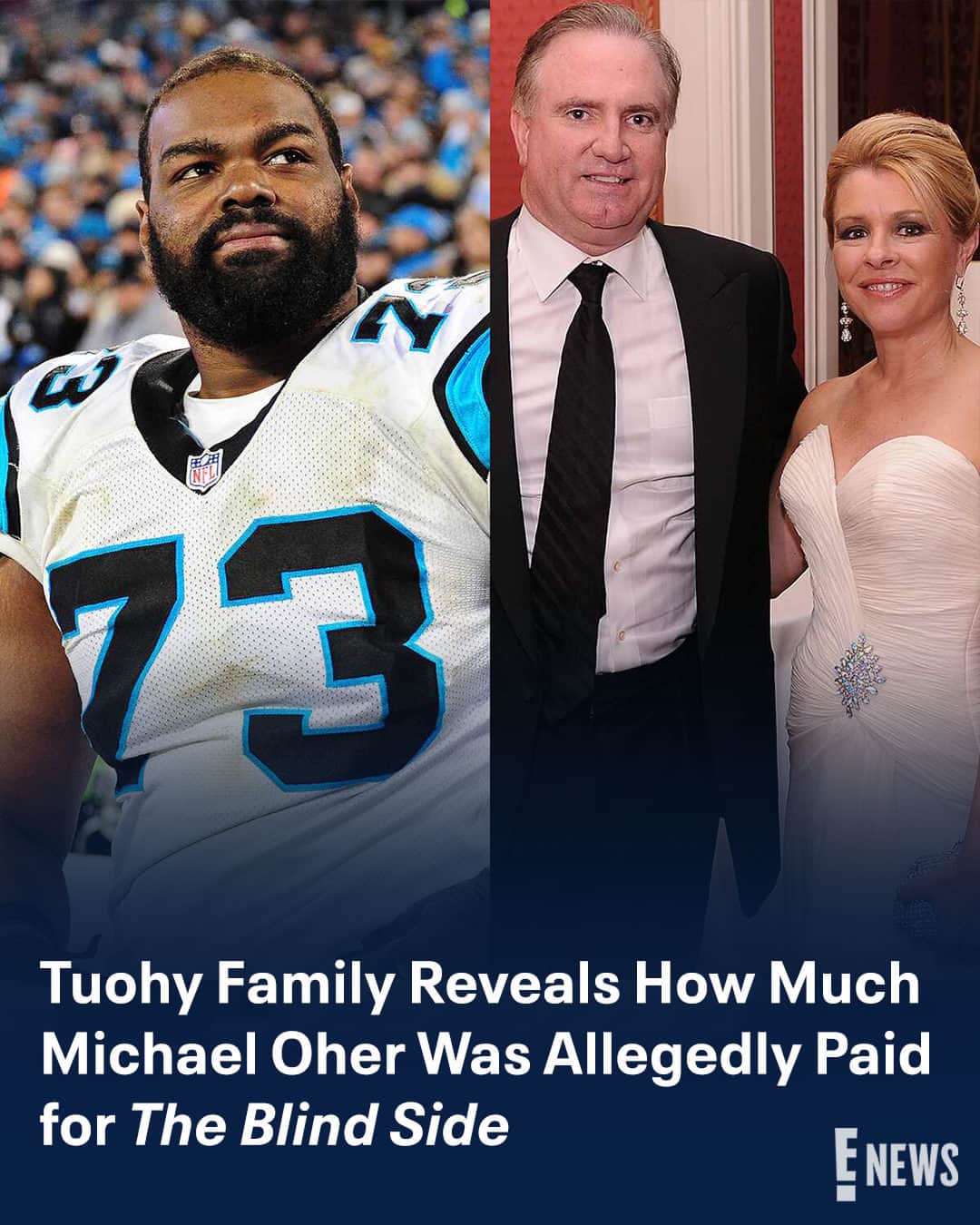 E! Onlineさんのインスタグラム写真 - (E! OnlineInstagram)「More details have emerged in the case involving the Tuohys and Michael Oher. Link in bio for how much the NFL star allegedly made from his rights to #TheBlindSide. (📷: Getty)」11月11日 5時10分 - enews