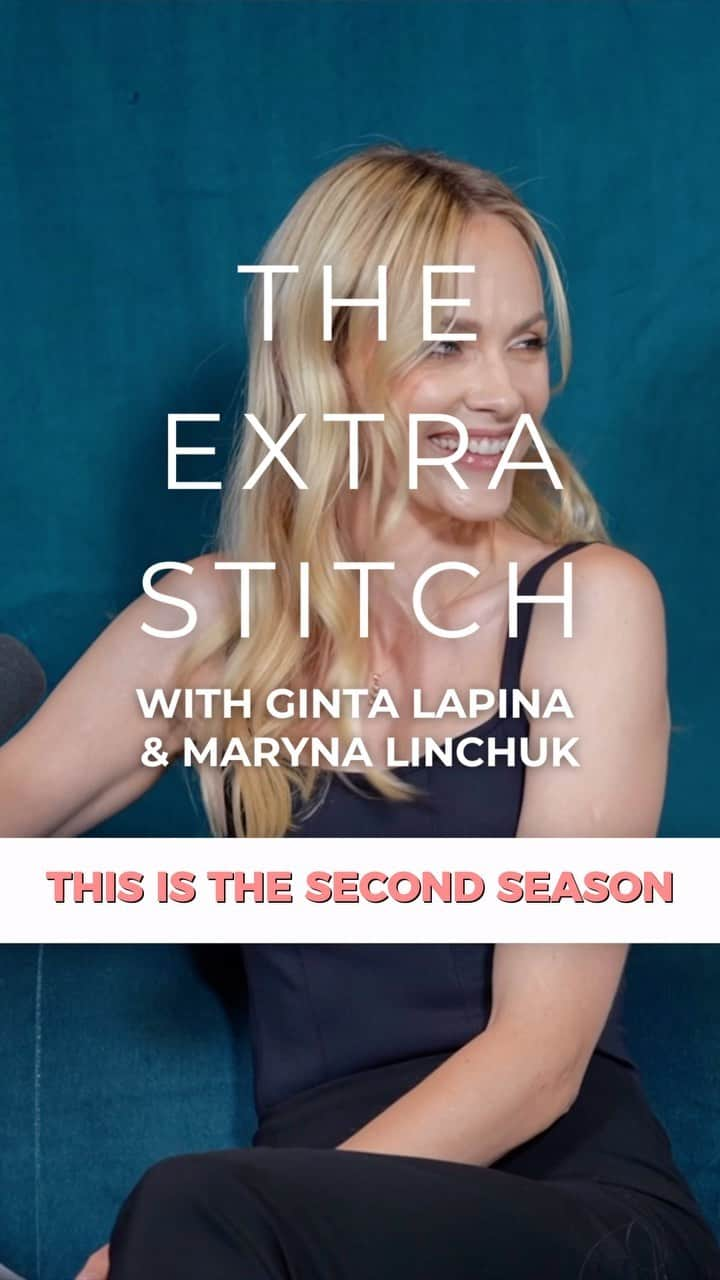 ギンタ・ラピーナのインスタグラム：「Introducing the highly anticipated second season of “The Extra Stitch” podcast.  Join us as we dive deeper into the world of fashion and motherhood, exploring the incredible journey of balancing life’s challenges and joys.   In this season, we will continue to bring insightful discussions, heartfelt stories, and expert advice from inspiring women who are navigating the realms of fashion and motherhood. Our episodes will touch wide range of topics, ensuring there is something for everyone to connect with.   So tune in and be ready for an extraordinary journey together 🎤♥️🎙️  @theextrastitchpodcast #podcast」