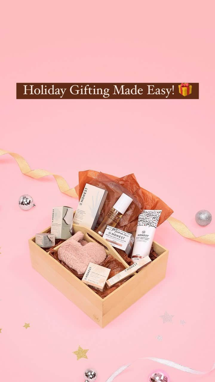 The Honest Companyのインスタグラム：「Add a personal touch to your holiday gifting this year with our Honest ‘Build Your Own Gift Set’ feature! 🎁✨ Customize the perfect presents for your loved ones, filled with all their favorite goodies. ❄️」