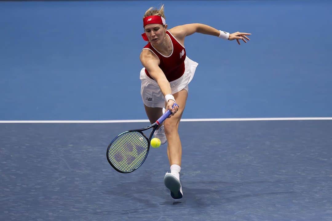 ウージニー・ブシャールのインスタグラム：「Playing for 🇨🇦 is so special  📸 Martin Sidorjak」