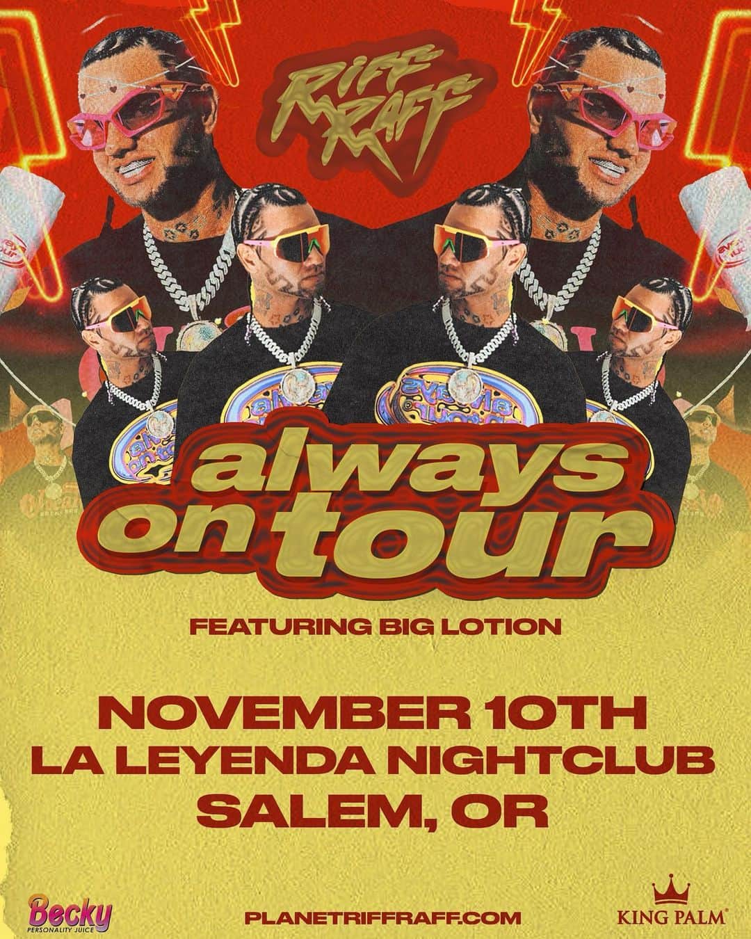 Riff Raffさんのインスタグラム写真 - (Riff RaffInstagram)「TONiGHT🛣️SALEM🛣️OREGON ...