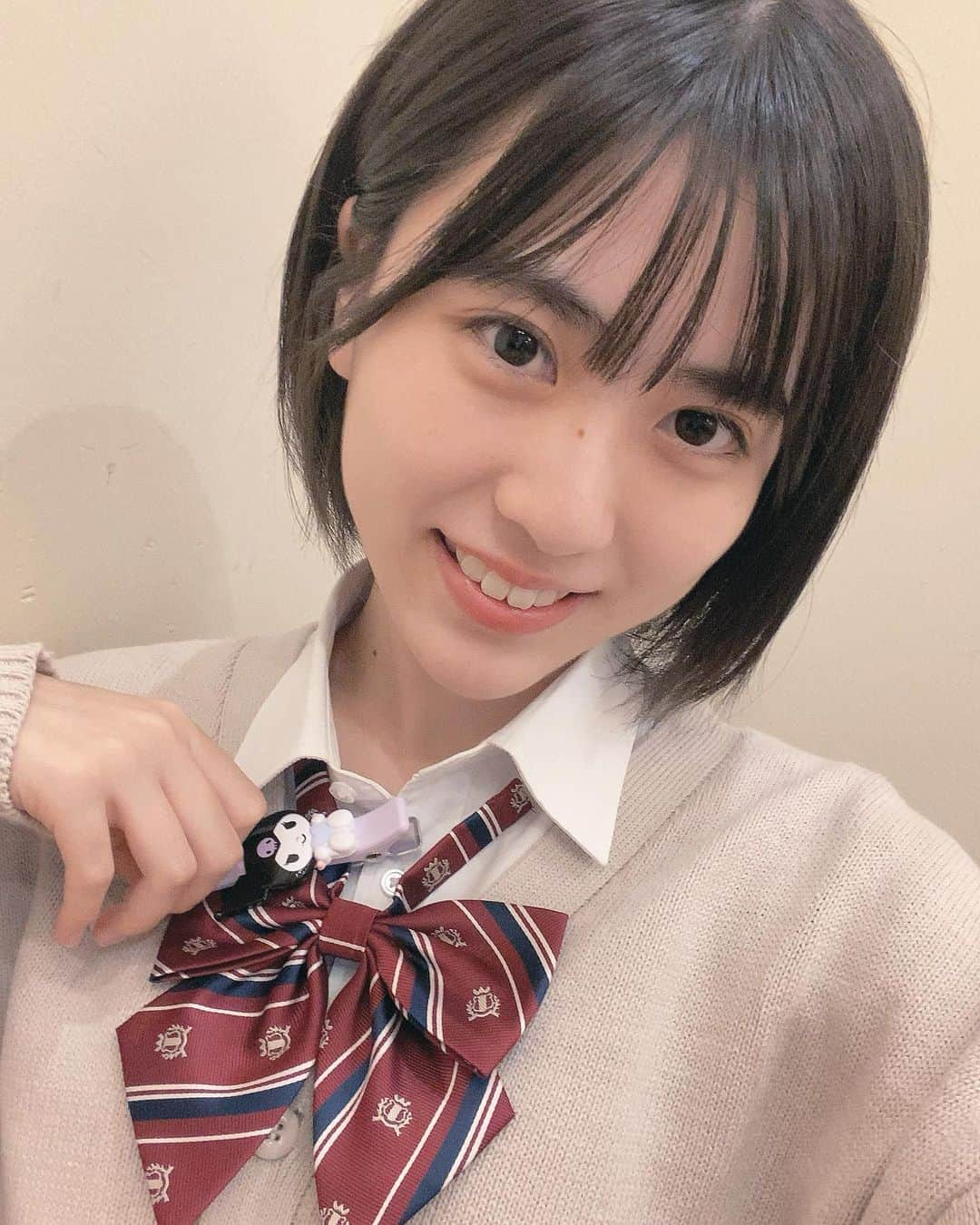 冨波心のインスタグラム：「・ 今日は寒かった🩵🩵  #冨波心 #スターダストプロモーション #高校生 #高校1年生 #女子高校生 #jk #jk1 #fjk #07 #16 #16yrs #kokoro #kokorotoba #japan #japanesegirl #制服」