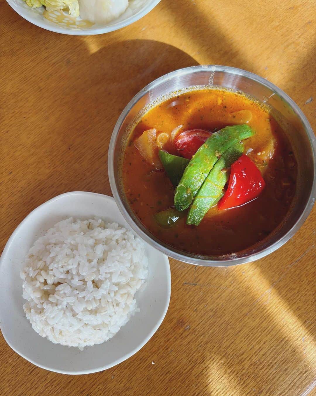 のインスタグラム：「手作りスープカレー🍛を ご馳走になって来ました 美味しい😋 私も今度作ってみようかな  #同級生 #ご馳走様 #スープカレー」