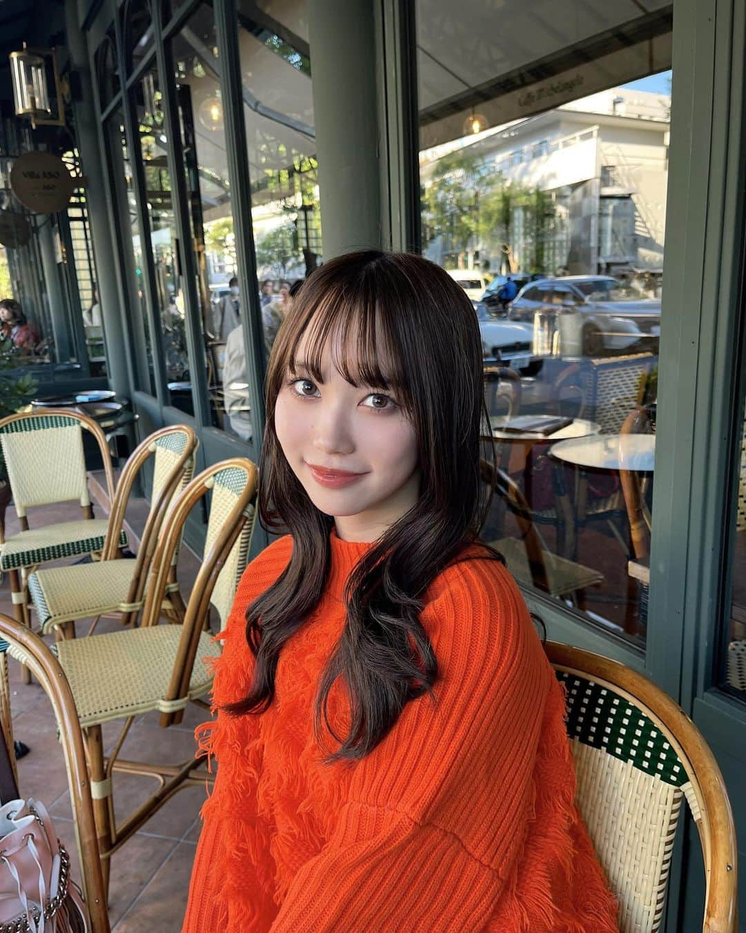 川原千里さんのインスタグラム写真 - (川原千里Instagram)「秋色オレンジ🍂🍊🧡 秋が短くて悲しい……🥲  #代官山カフェ #代官山ランチ」11月11日 10時06分 - chisato__k4