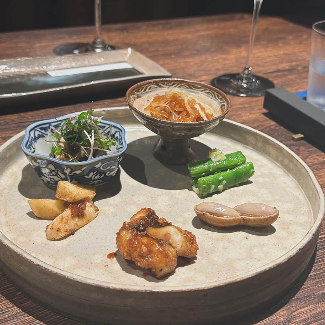 新谷姫加のインスタグラム：「久しぶりの中華美味しかった🥟」