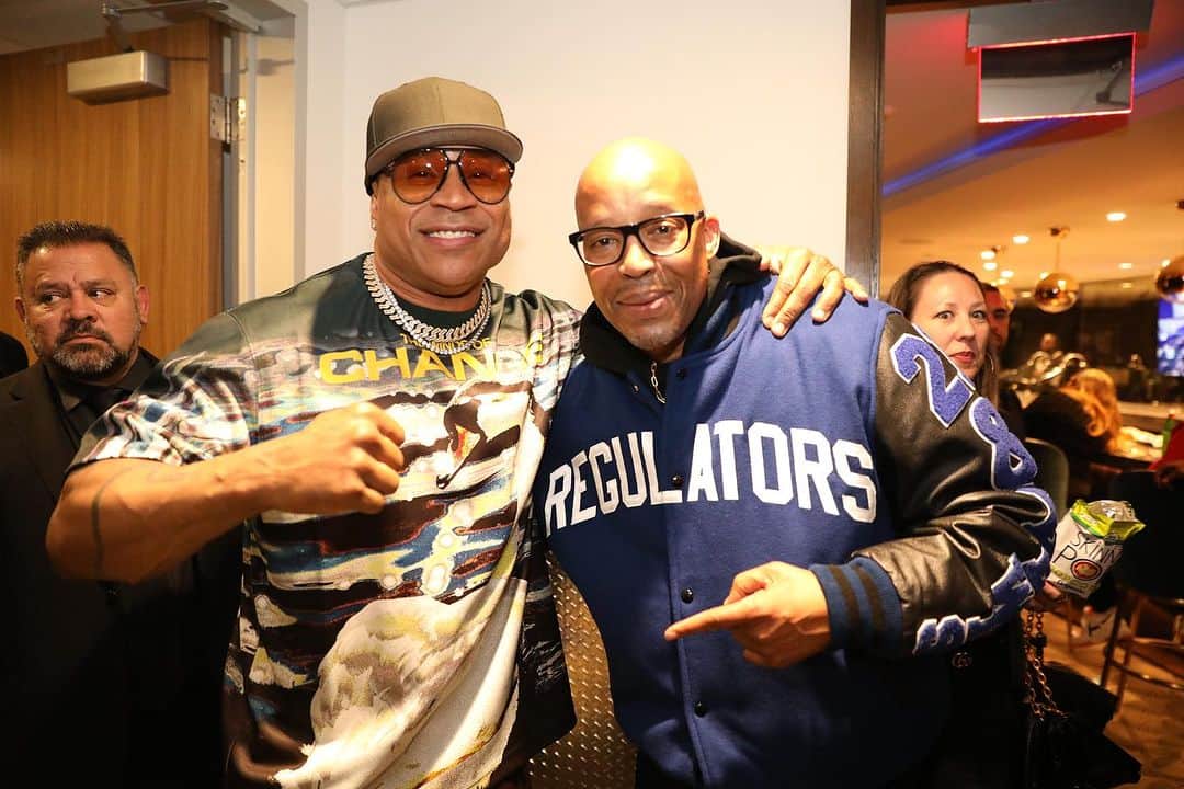 ウォーレン・Gのインスタグラム：「@llcoolj @rockthebells This guy right here came and showed me so much love as a new artist on @defjam it’s was surreal to be with one of dopest cats in the game of hip hop and won  who inspired me.  LL Us」