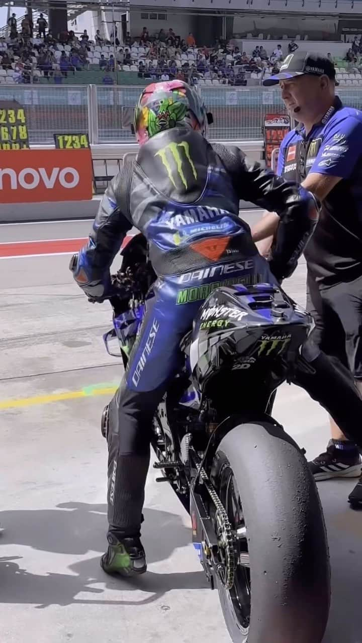 YamahaMotoGPのインスタグラム：「A perfect start to Sepang’s Super Saturday: we scored a 1-2 in FP2  #MonsterYamaha | #MotoGP | #MalaysianGP」