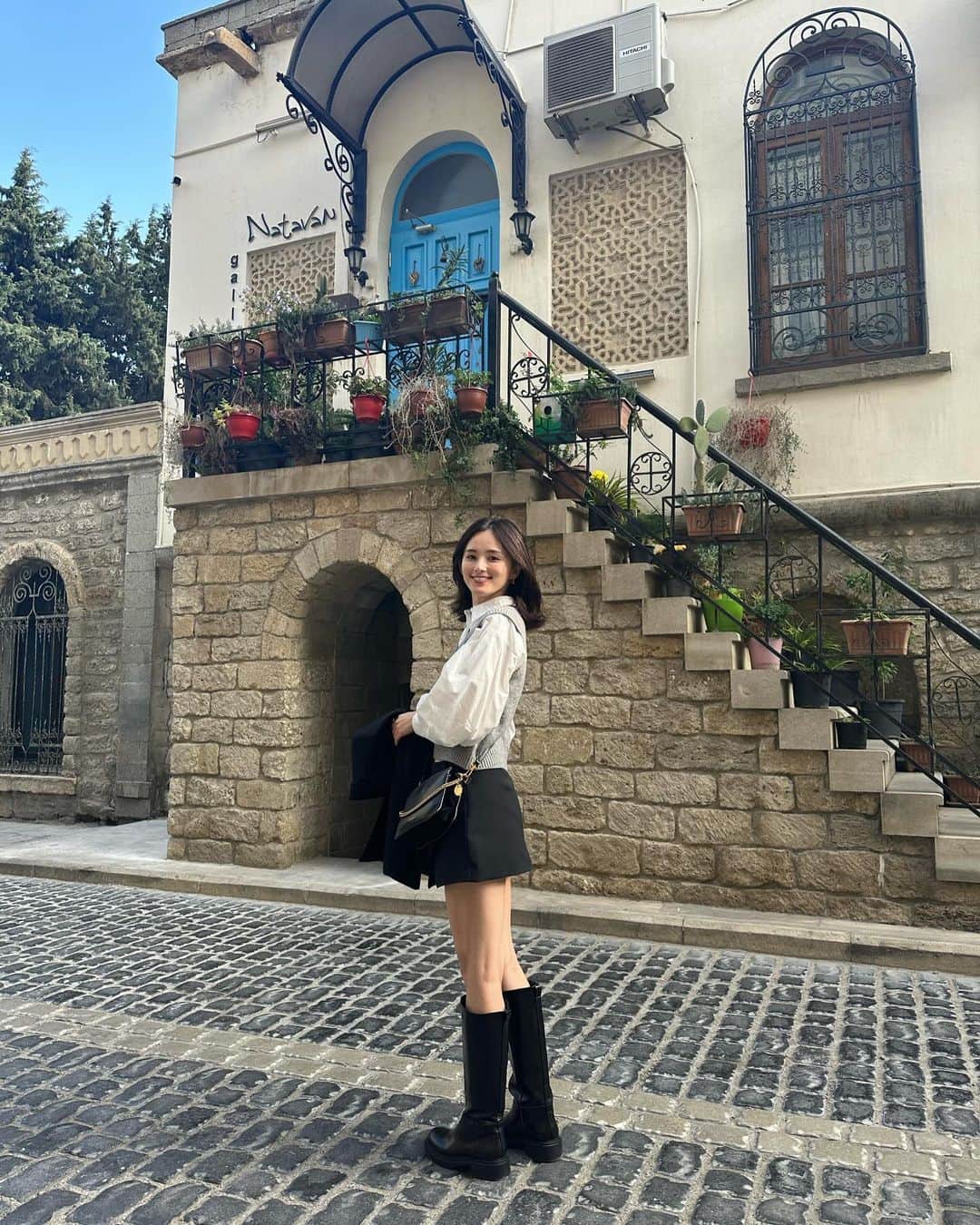 くるみのインスタグラム：「アゼルバイジャン最終日🇦🇿街並みが可愛かった🫶」