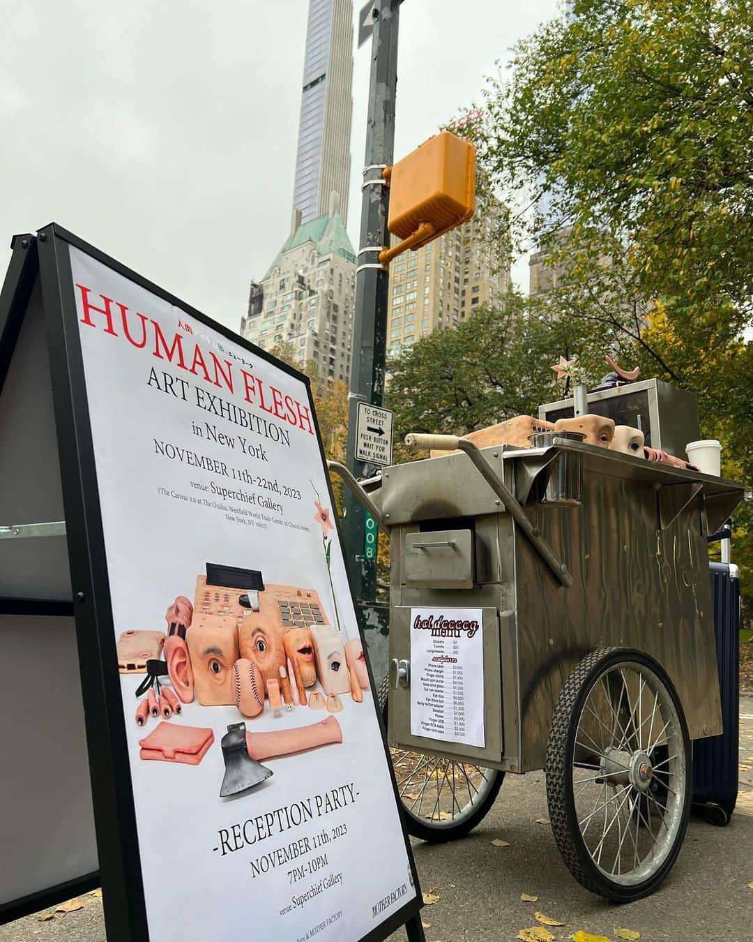 dooooさんのインスタグラム写真 - (dooooInstagram)「"Human Flesh Art Exhibition in NY" November 11th-22nd, 2023 venue: Superchief Gallery (The Canvas 3.0 at The oculus, Westfield World Trade Center, 50 Church Street, New York, NY 10007)」11月11日 12時36分 - doooo_cds