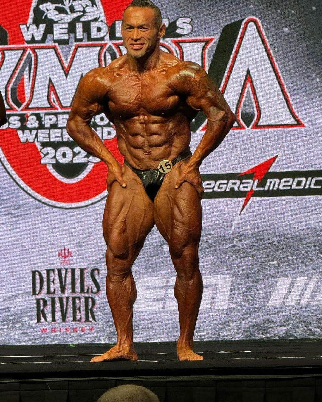 Hidetada Yamagishiのインスタグラム：「Thank you @iriskyle ❣️  Repost from @iriskyle • I am incredibly proud to acknowledge Hidetada Yamagishi’s  @hideyamagishi remarkable achievements. 💯➡️➡️➡️He made history as the first-ever Japanese Olympia athlete @mrolympiallc @wingsofstrength to grace the stage and secured the first-ever 212 Master Olympia title this past October. But what’s even more impressive is his recent appearance at the 212 Open Olympia, where he looked incredible at the tender, mature age of 50. Hidetada’s journey is a testament to his dedication and passion for the sport, and it’s a source of immense pride for all of us @powerhousegymlasvegas He continues to pave the way for both young and mature individuals, proving that life is a continuous journey of growth and potential, with no expiration date until the Lord decides otherwise. Let us all be inspired by his example and continue our mission of assisting individuals from all walks of life, whether it’s helping them grace the amateur or professional stage or simply encouraging them to embrace a healthy lifestyle. Congratulations to  @hideyamagishi and may his journey continue to inspire us all. With admiration and pride, we dearly LOVE ❤️ for LIFE….  #athletelife  #humblesoul  #respectful  #kindness  #ageless #powerfulmind  #nevergiveup  #willpower」