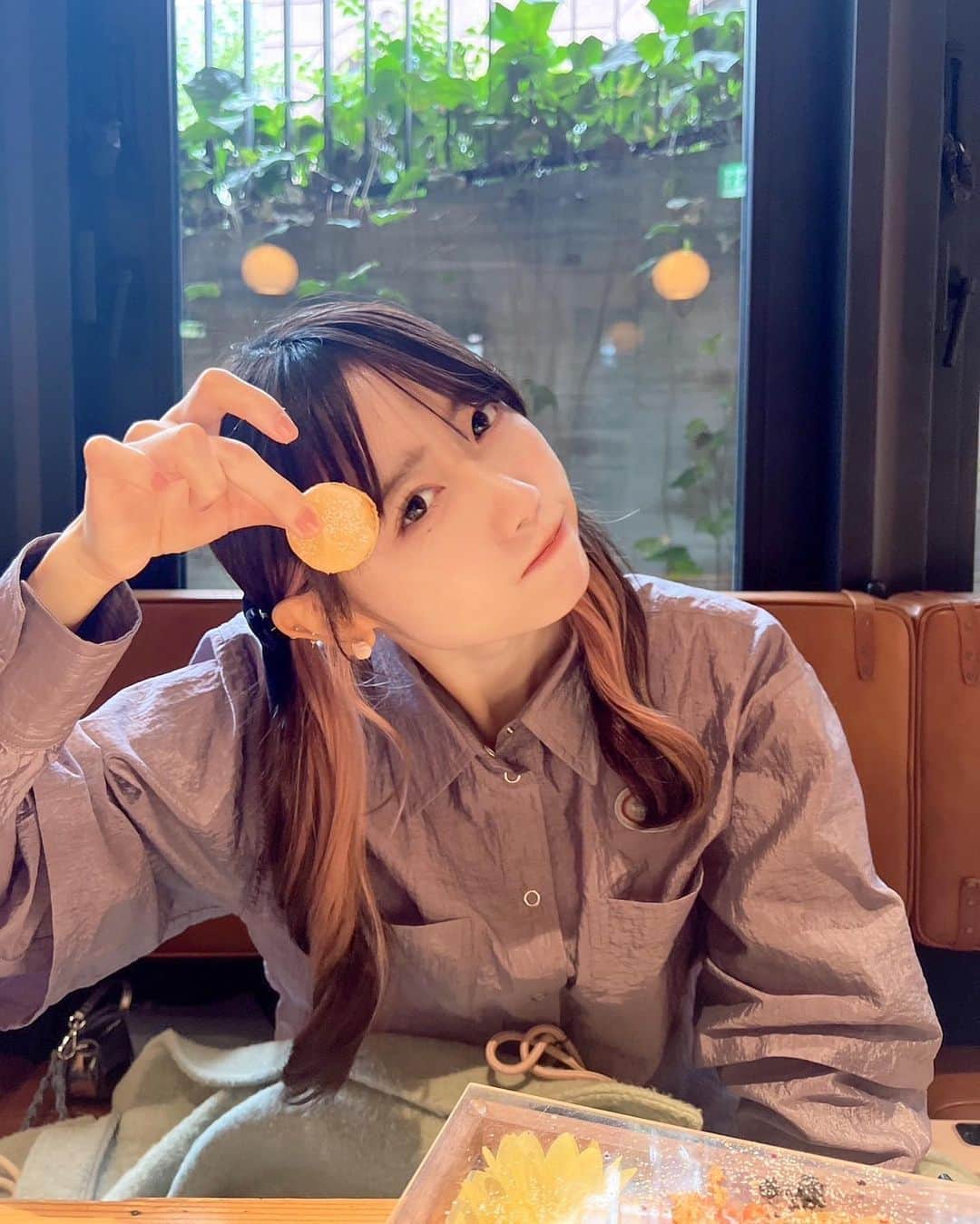 来栖りんさんのインスタグラム写真 - (来栖りんInstagram)「今日もお母さんに美味しいご飯つれていってもらった🎂」11月11日 13時56分 - ringring_rin