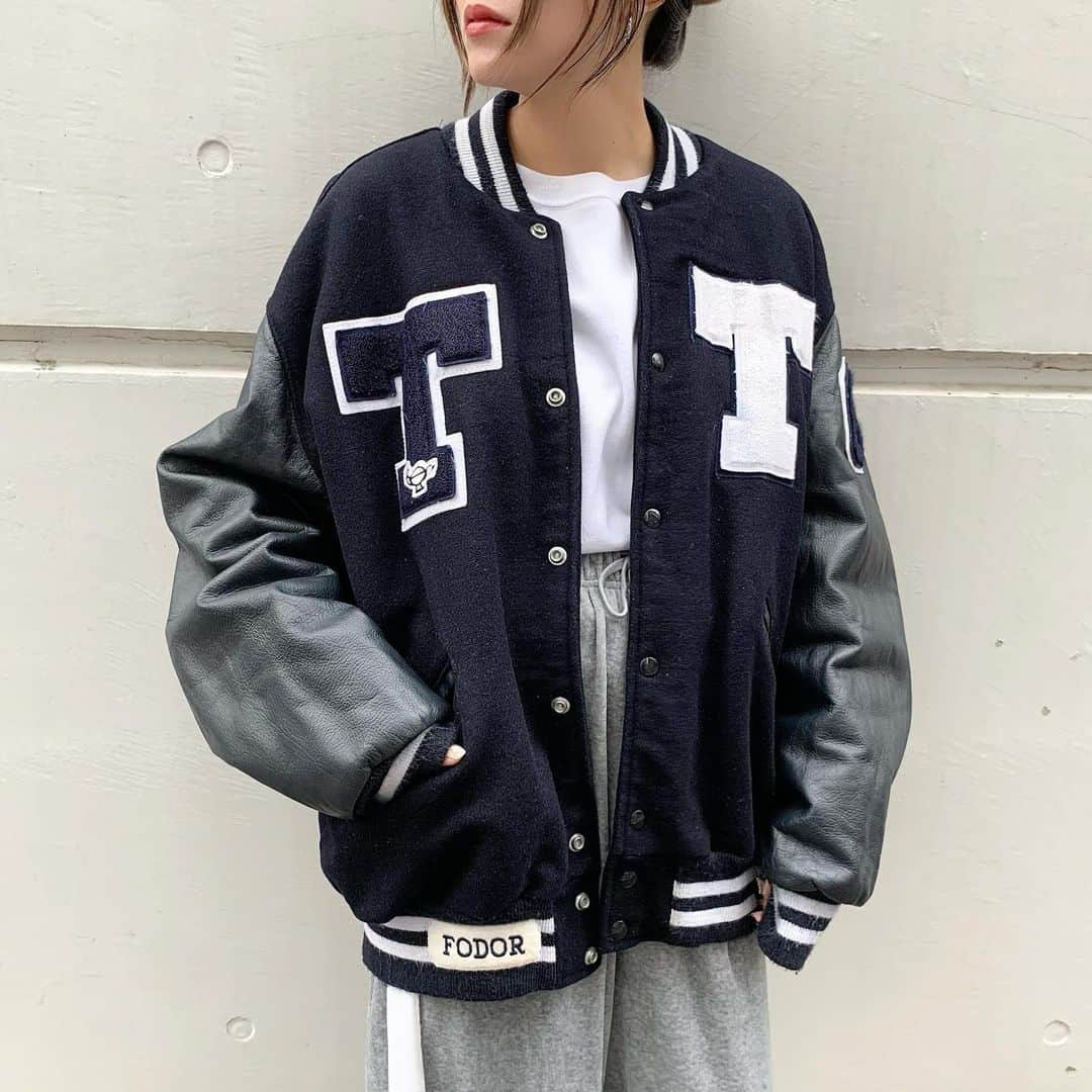 birthdeathのインスタグラム：「New Arrival  90's Varsity jacket  #birthdeath #vintage」
