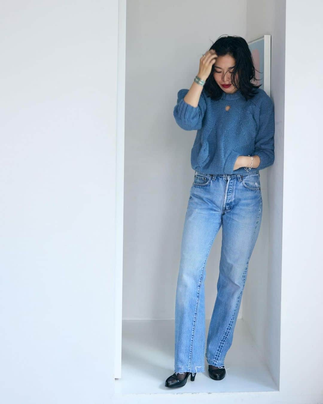 長尾悦美さんのインスタグラム写真 - (長尾悦美Instagram)「THENIME 💛  @thenime.jp   📷　@sanakondo  #THENIME #denimstyle #denim」11月11日 15時28分 - yoshiminagao