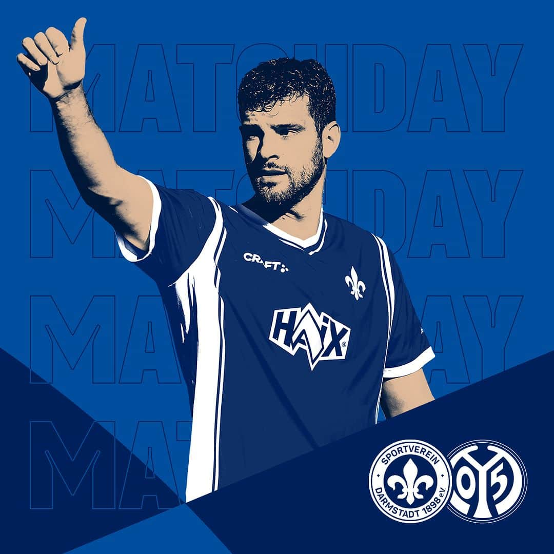 SVダルムシュタット98のインスタグラム：「KÄMPFEN & SIEGEN! Mit Euch im Rücken zu #Bundesliga-Punkten 🫵⚜ #sv98 #Lilien #Darmstadt #SVDM05」