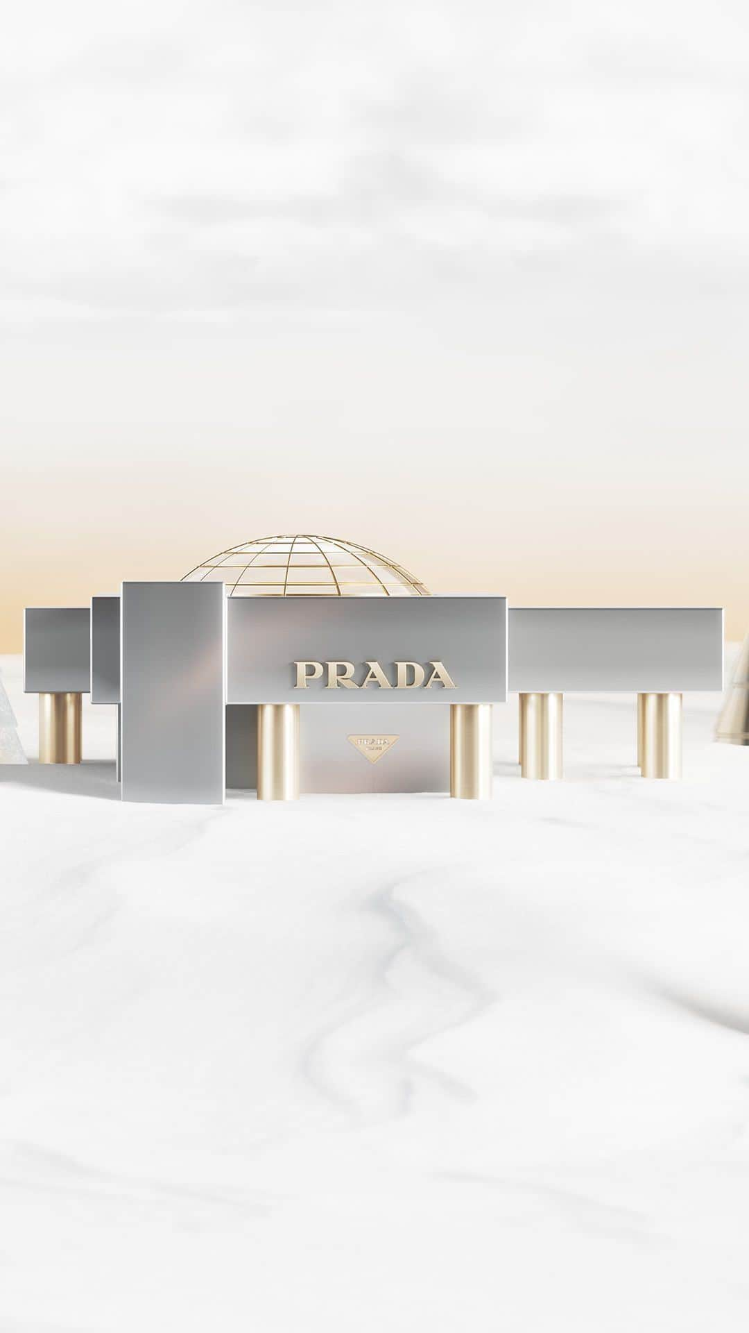 プラダのインスタグラム：「Enter the #PradaGiftFactory and discover a unique and unexpected universe this holiday season with @PradaBeauty.  #PradaBeauty」