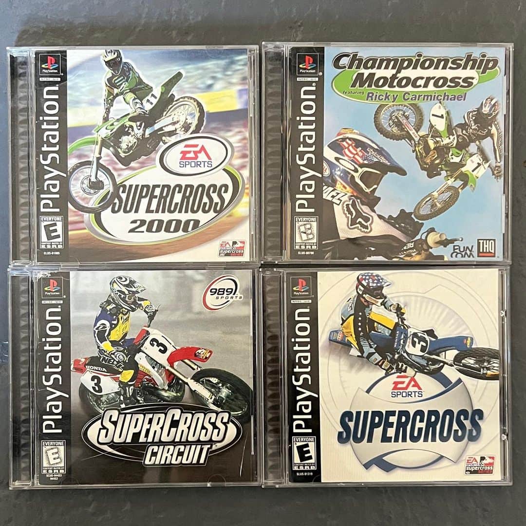 Racer X Onlineのインスタグラム：「For all you late 90s gamers 👀 Some PlayStation 1️⃣ games from the turn of the millennium. Which was your favorite to play⁉️ #RetroGamer #RXgaming」