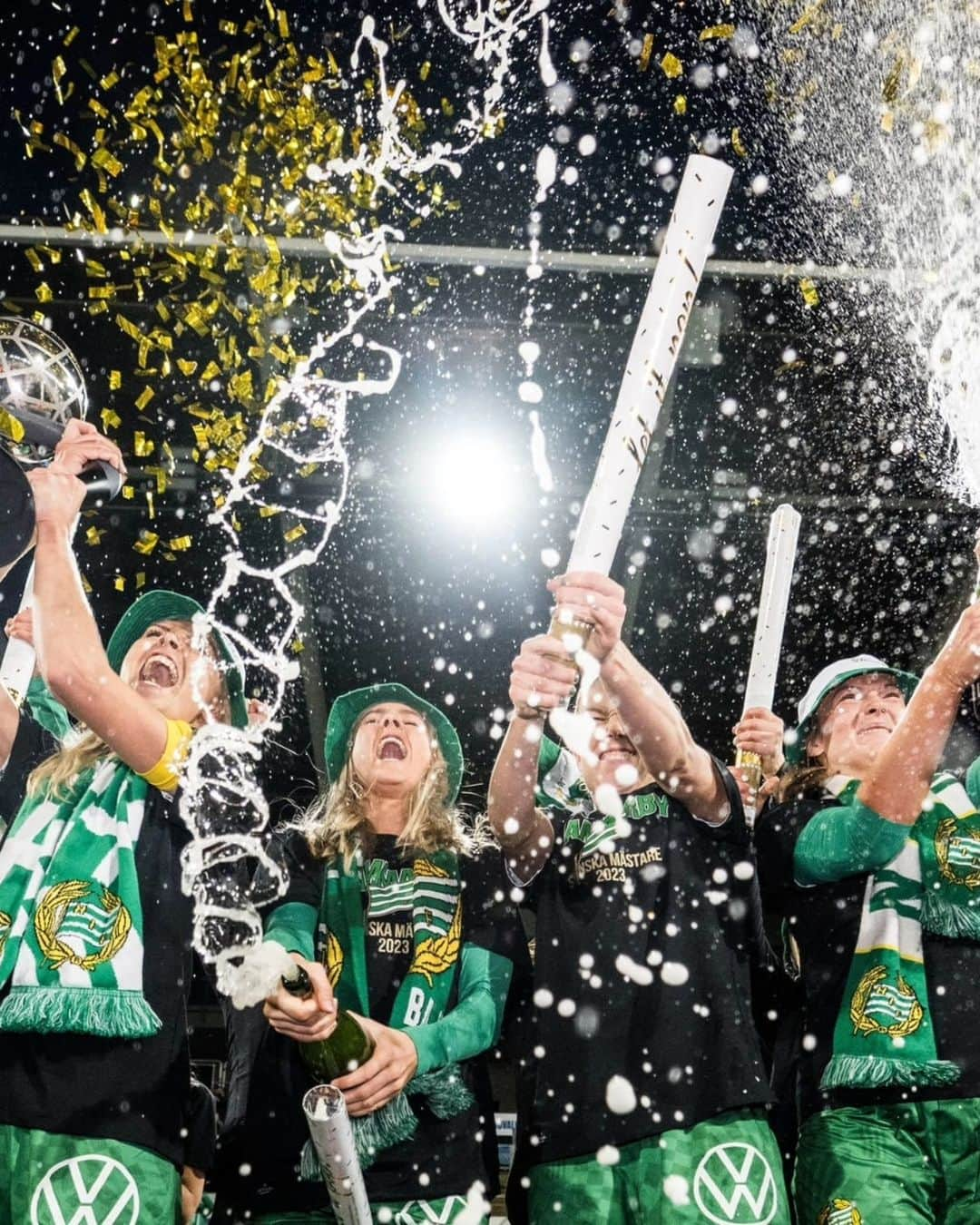 ズラタン・イブラヒモビッチのインスタグラム：「Swedish Champion 2023 @hammarbyfotboll」