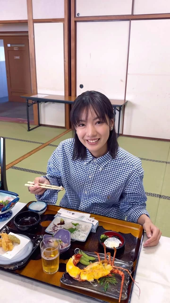 矢野優花のインスタグラム：「伊勢海老美味しかった〜🦞」