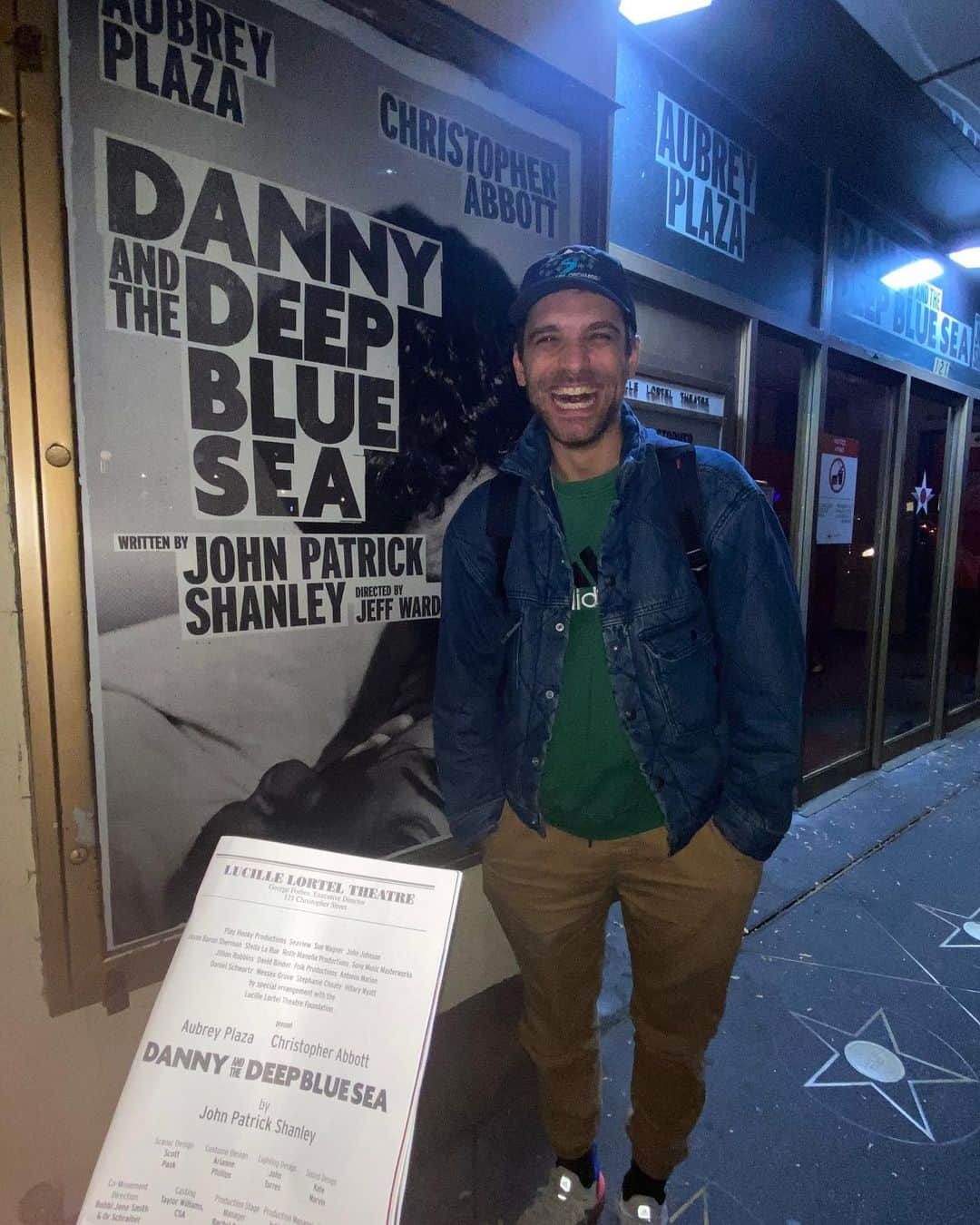 エリザベス・ヘンストリッジさんのインスタグラム写真 - (エリザベス・ヘンストリッジInstagram)「Got to see Danny and the Deep Blue Sea directed by JEFF WARD 🗣️🗣️🗣️ on its second night and already it was WOWOWOWOWOW. Couldn’t be more proud of you JW, you poured your heart and soul into it and it shows. I still wake up thinking about it.  Chris Abbott and Aubrey Plaza are perfection.  Not enough words to express but ugh YES, @jjward12 YOU DID IT.」11月11日 18時23分 - lil_henstridge