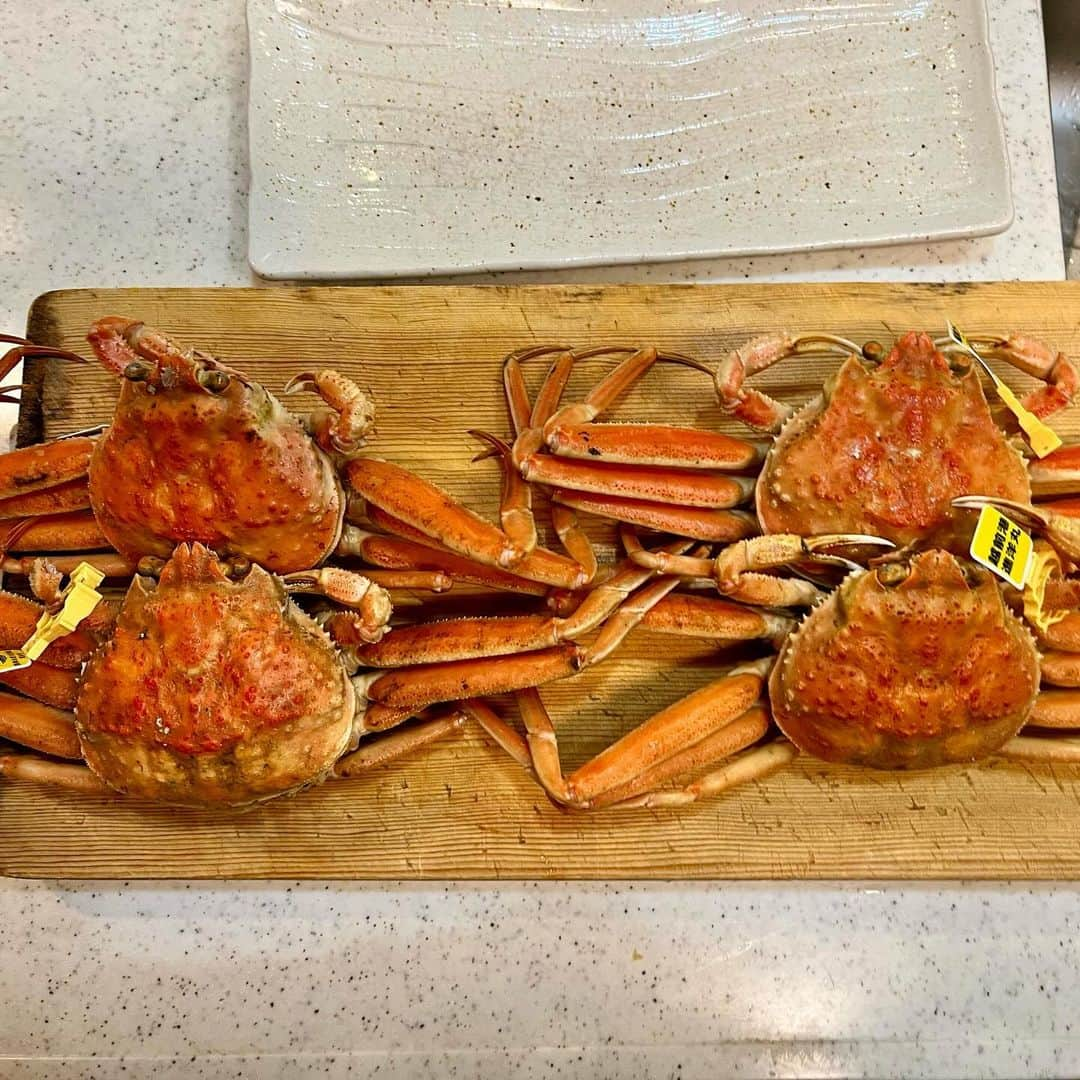 takegaeruのインスタグラム：「今年も🦀美味しく頂きました😋 冬タイヤに交換して、蟹食べて 一気に年末感です  #越前蟹 #せいこがに #せいこ丼 #蟹  #福井県」