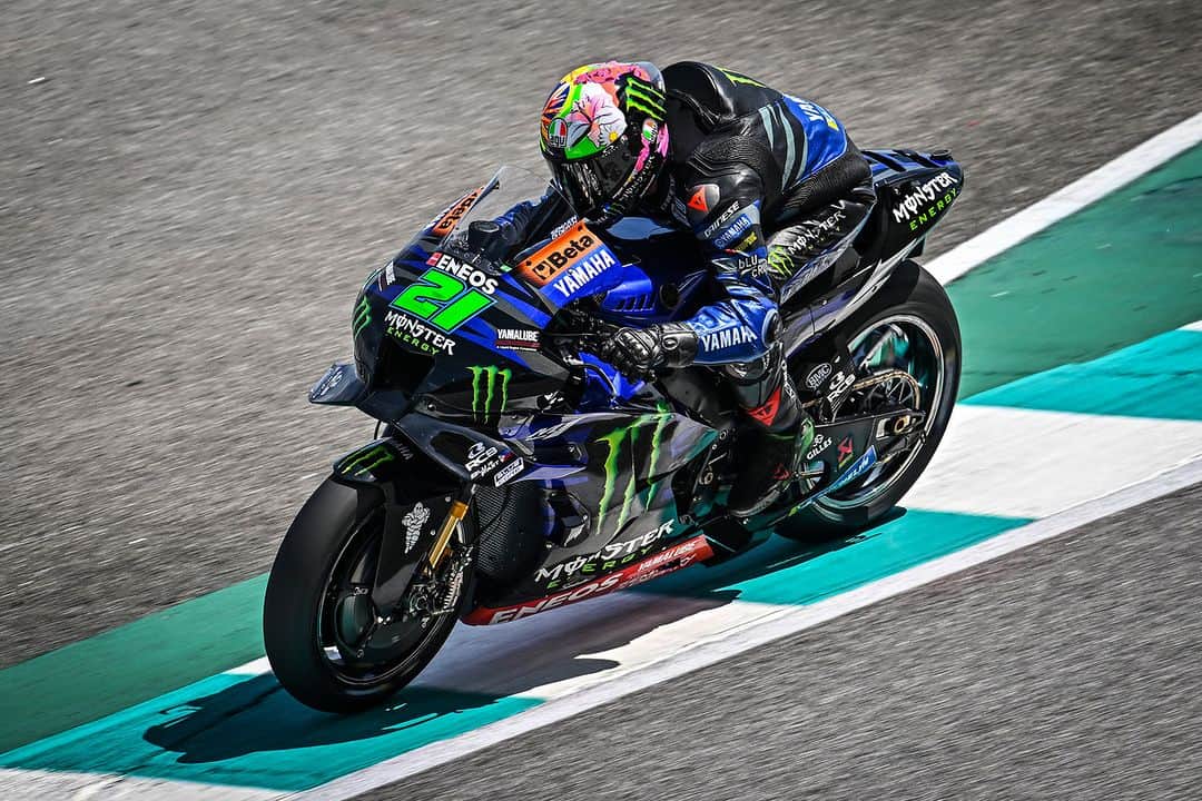 YamahaMotoGPのインスタグラム：「💬 @frankymorbido, Grand Prix of Malaysia - Sprint Result - 11th:  "I think this was close to the maximum of what we could do today starting from P15. I tried to recover as much as I could, and, for sure, when we’re in a group our performance drops. I can’t put into words the speed we have when we’re riding alone. Also this morning the pace was really good. In the Sprint it was good enough to recover some positions, but not as good as it was this morning."  #MonsterYamaha | #MotoGP | #MalaysianGP」