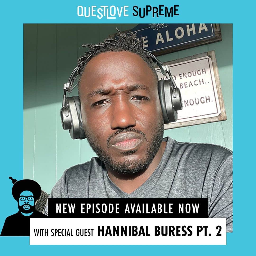 クエストラブのインスタグラム：「Pt 2 of our @hannibalburess talk on @qls. Part of our #QuestloveSupreme in #LosAngeles in person series.   Enjoy!」